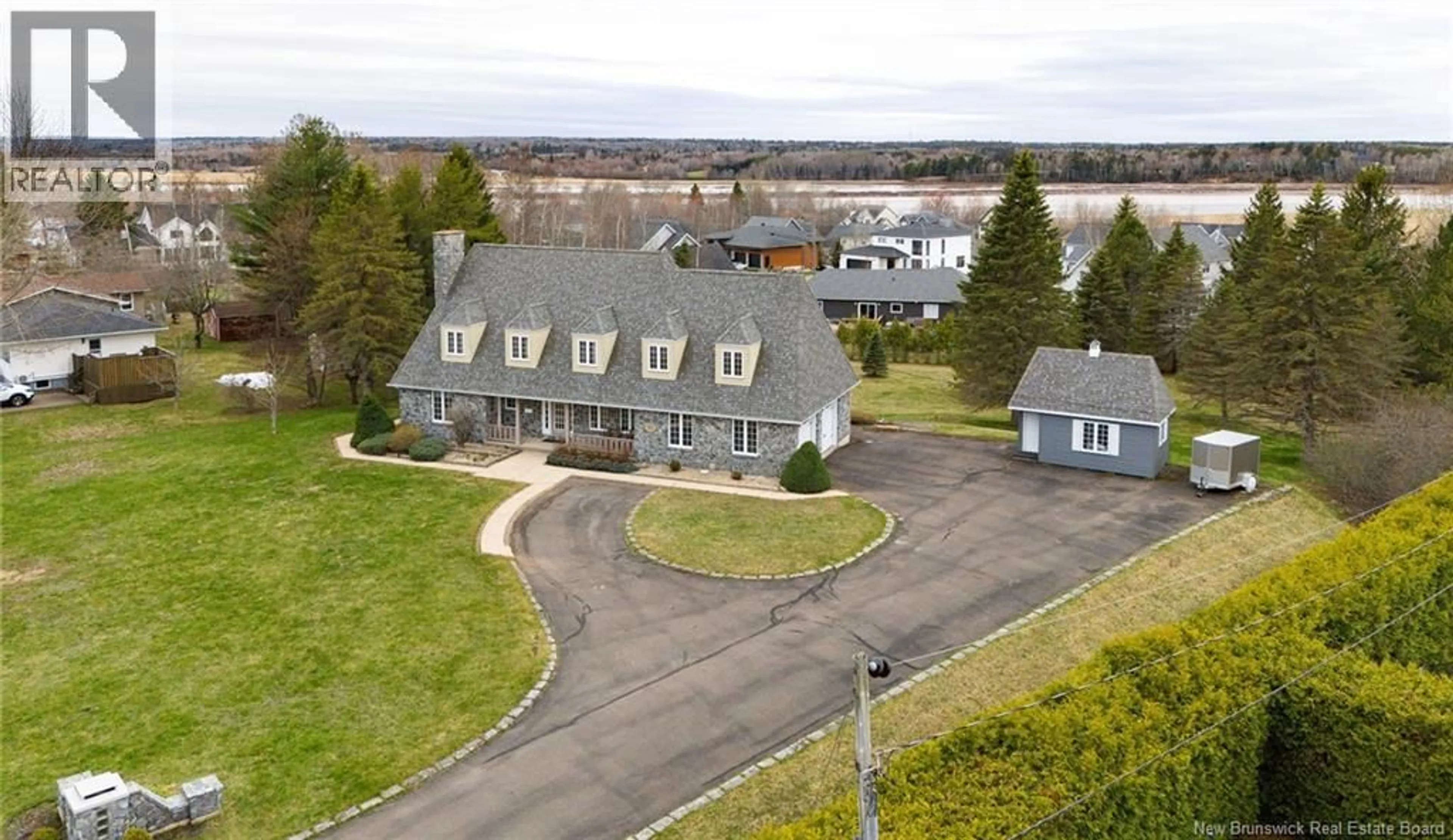 A pic from outside/outdoor area/front of a property/back of a property/a pic from drone, water/lake/river/ocean view for 45 BELLE AVENTURE STREET, Dieppe New Brunswick E1A5G2