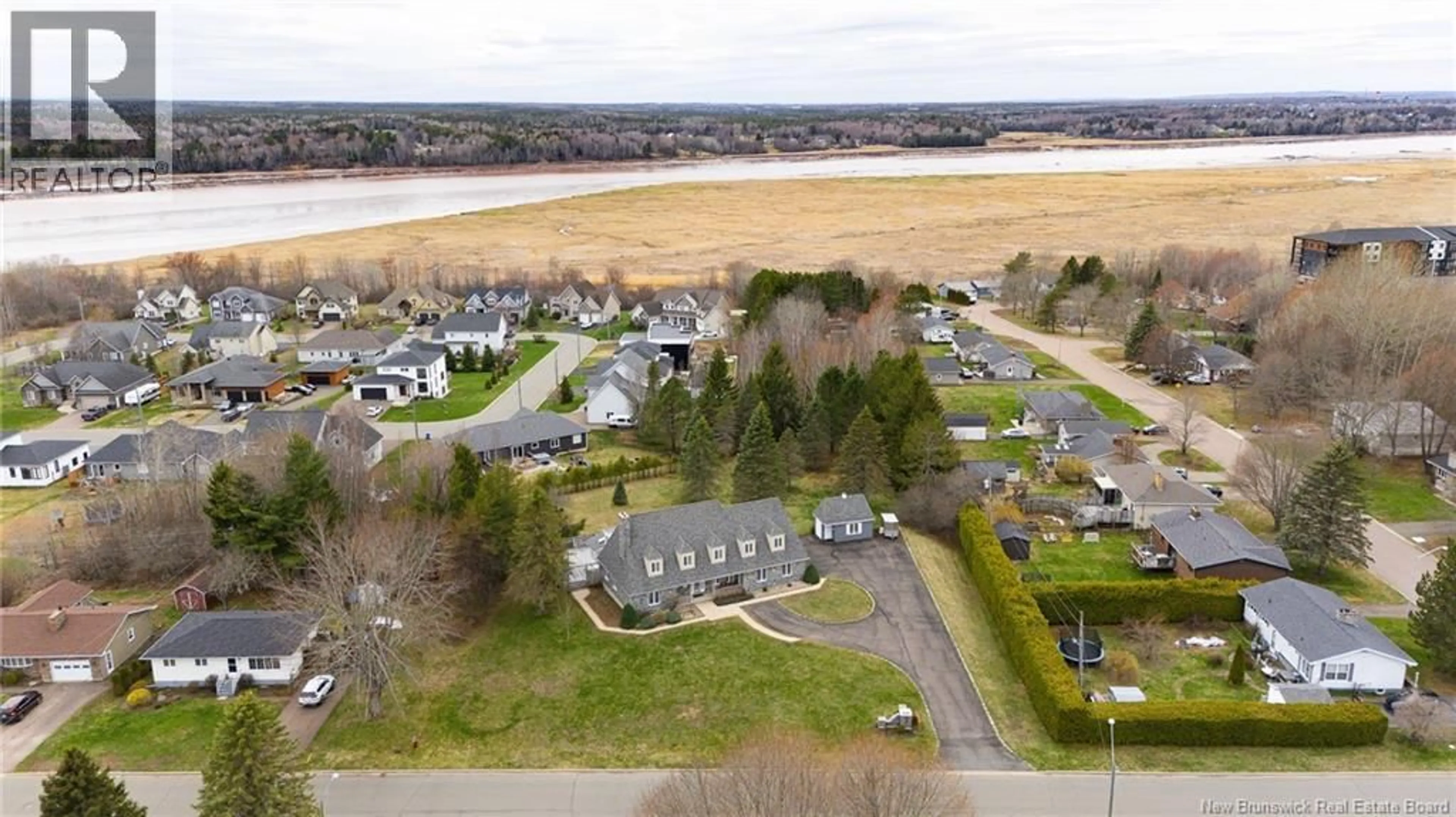 A pic from outside/outdoor area/front of a property/back of a property/a pic from drone, water/lake/river/ocean view for 45 BELLE AVENTURE STREET, Dieppe New Brunswick E1A5G2