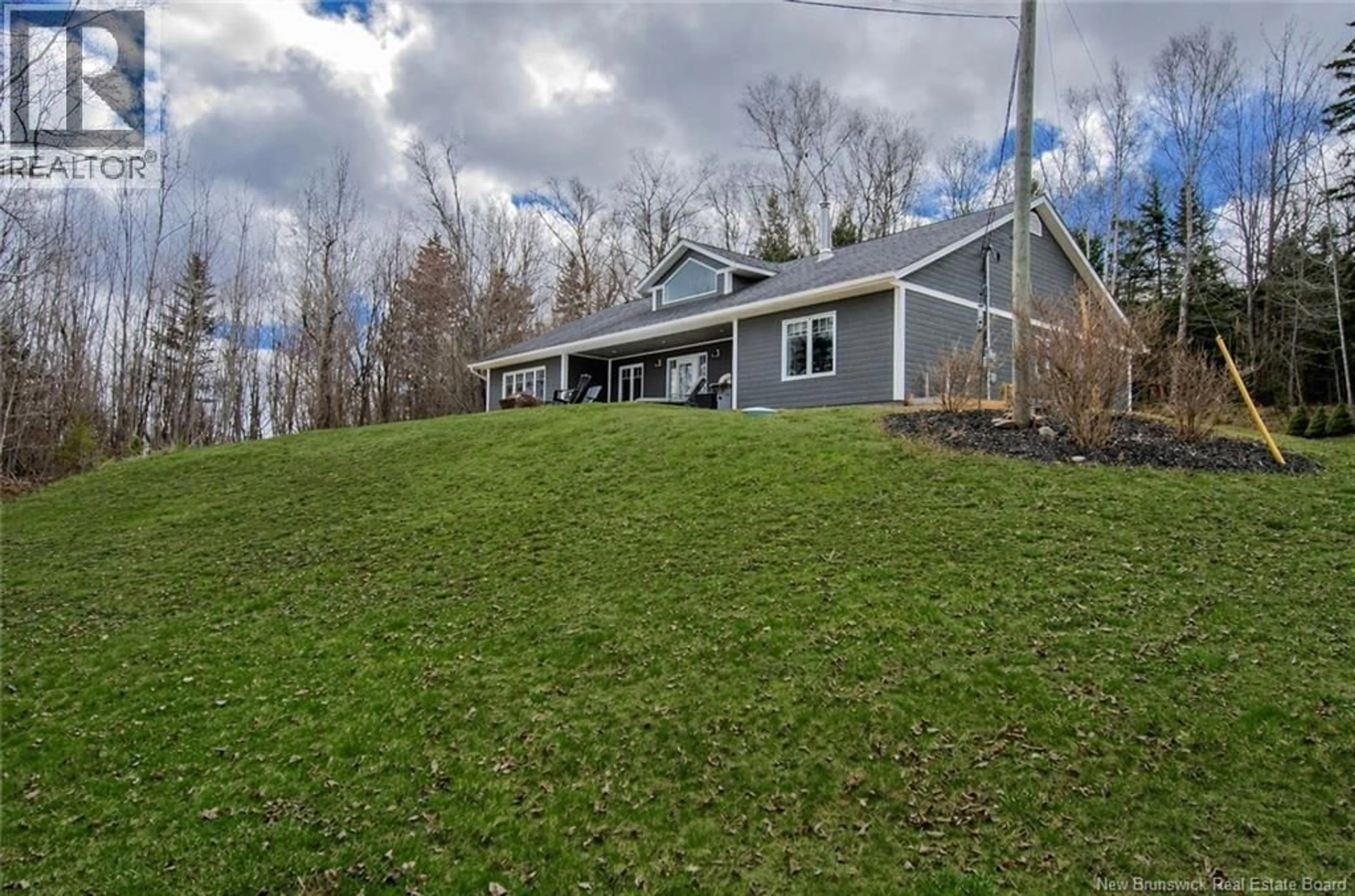 A pic from outside/outdoor area/front of a property/back of a property/a pic from drone, mountain view for 1 CHESTNUT DRIVE, Grand Bay-Westfield New Brunswick E5K3M1