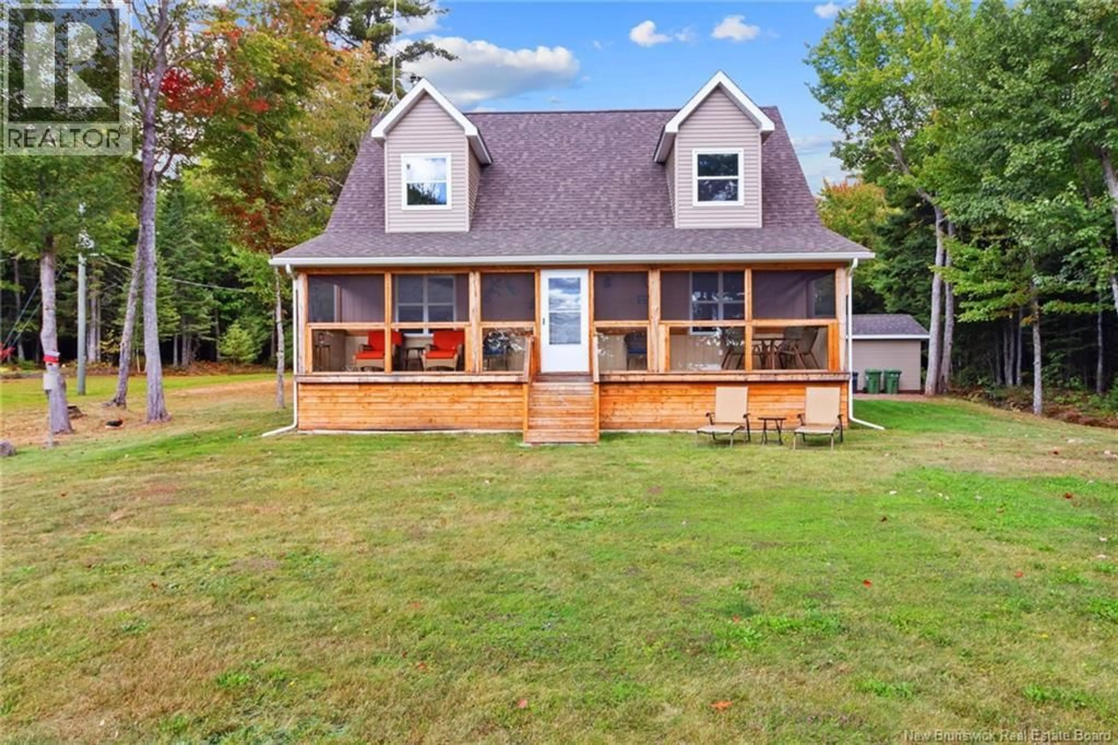 Home with vinyl exterior material, water/lake/river/ocean view for 1276 COX POINT ROAD, Cumberland Bay New Brunswick E4A2Z3