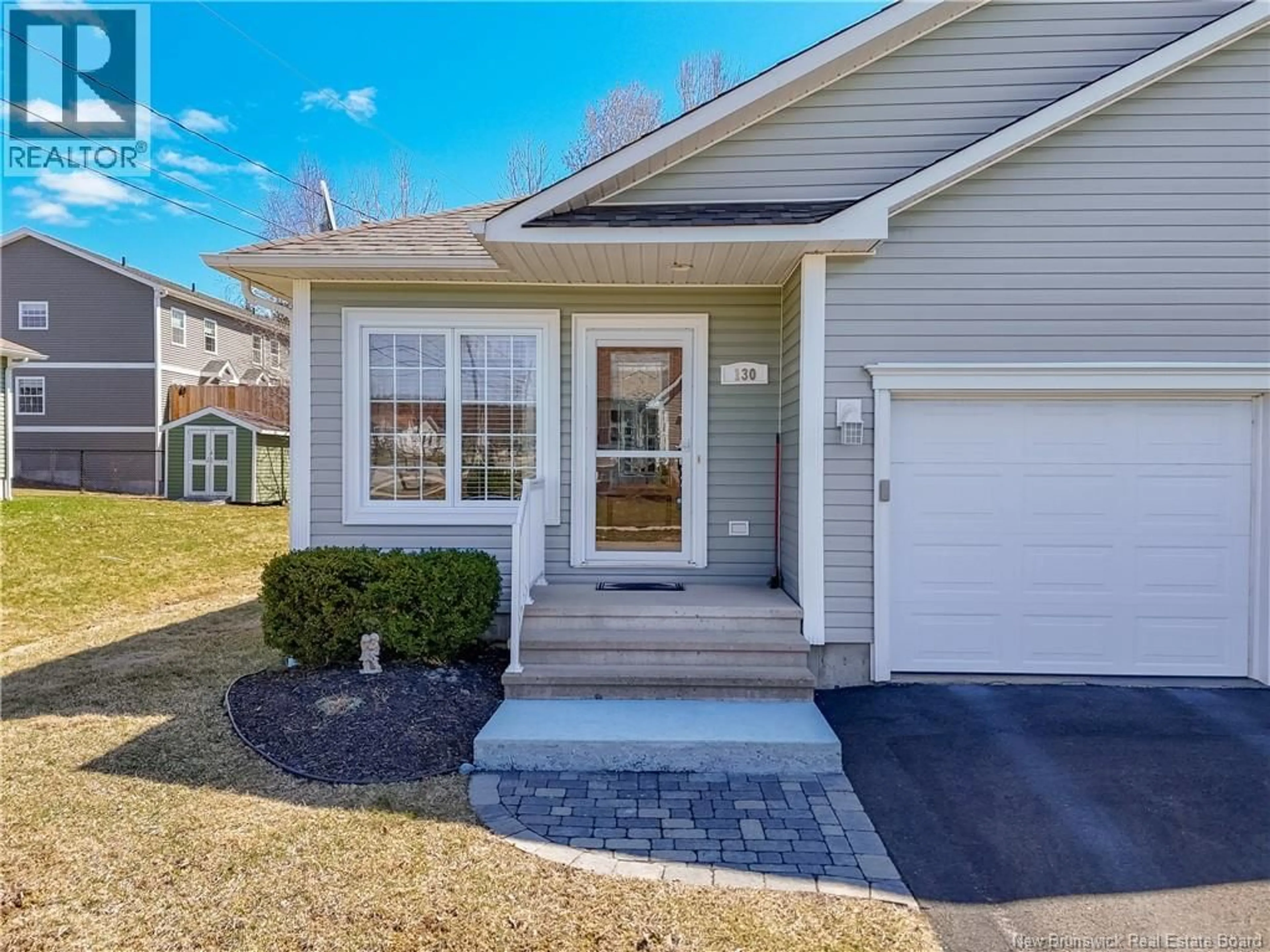 Home with vinyl exterior material, street for 130 JAMES STREET, Fredericton New Brunswick E3G0N8