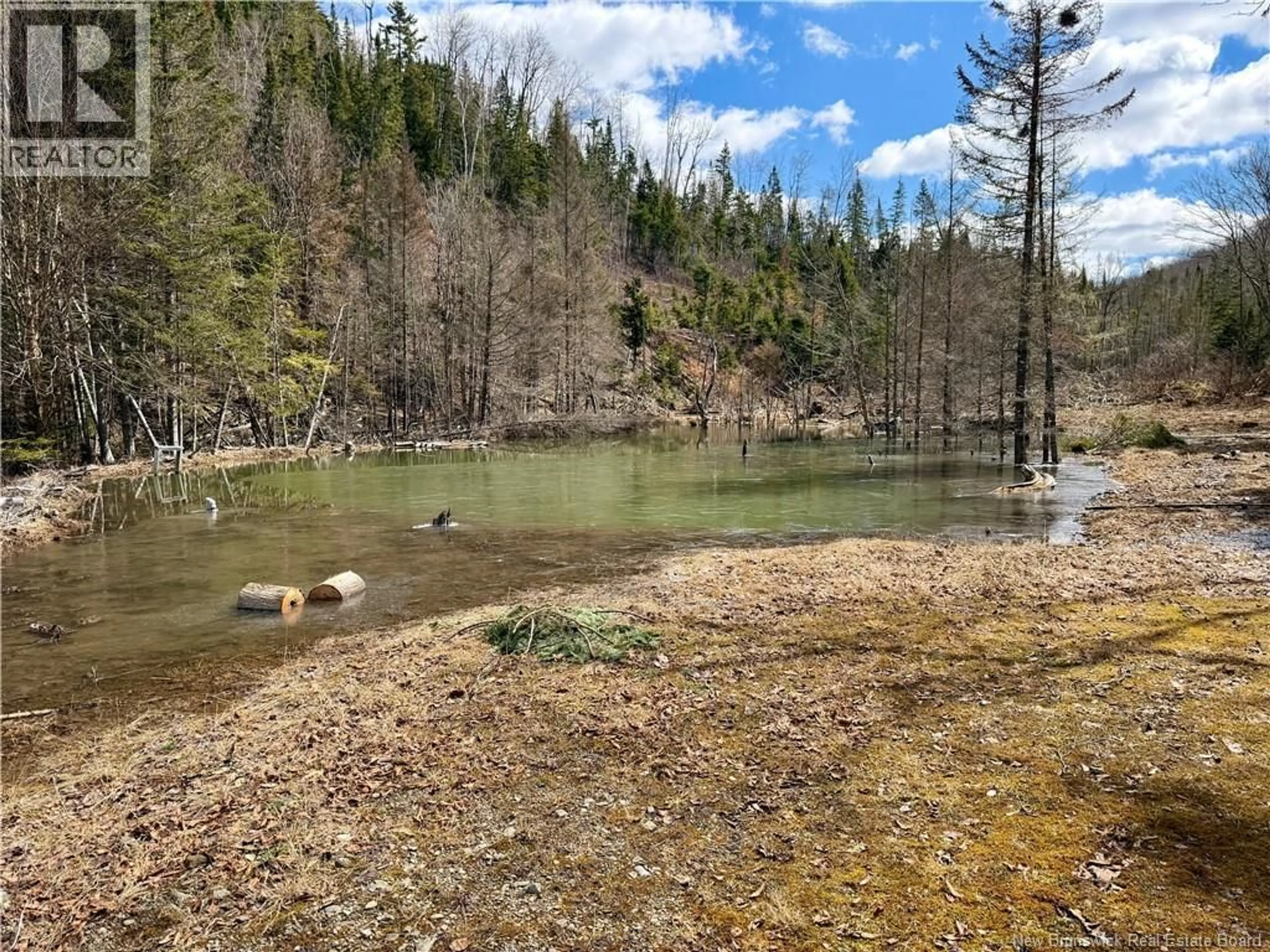 A pic from outside/outdoor area/front of a property/back of a property/a pic from drone, water/lake/river/ocean view for 50 HATHAWAY LANE, Perth-Andover New Brunswick E7H2G1