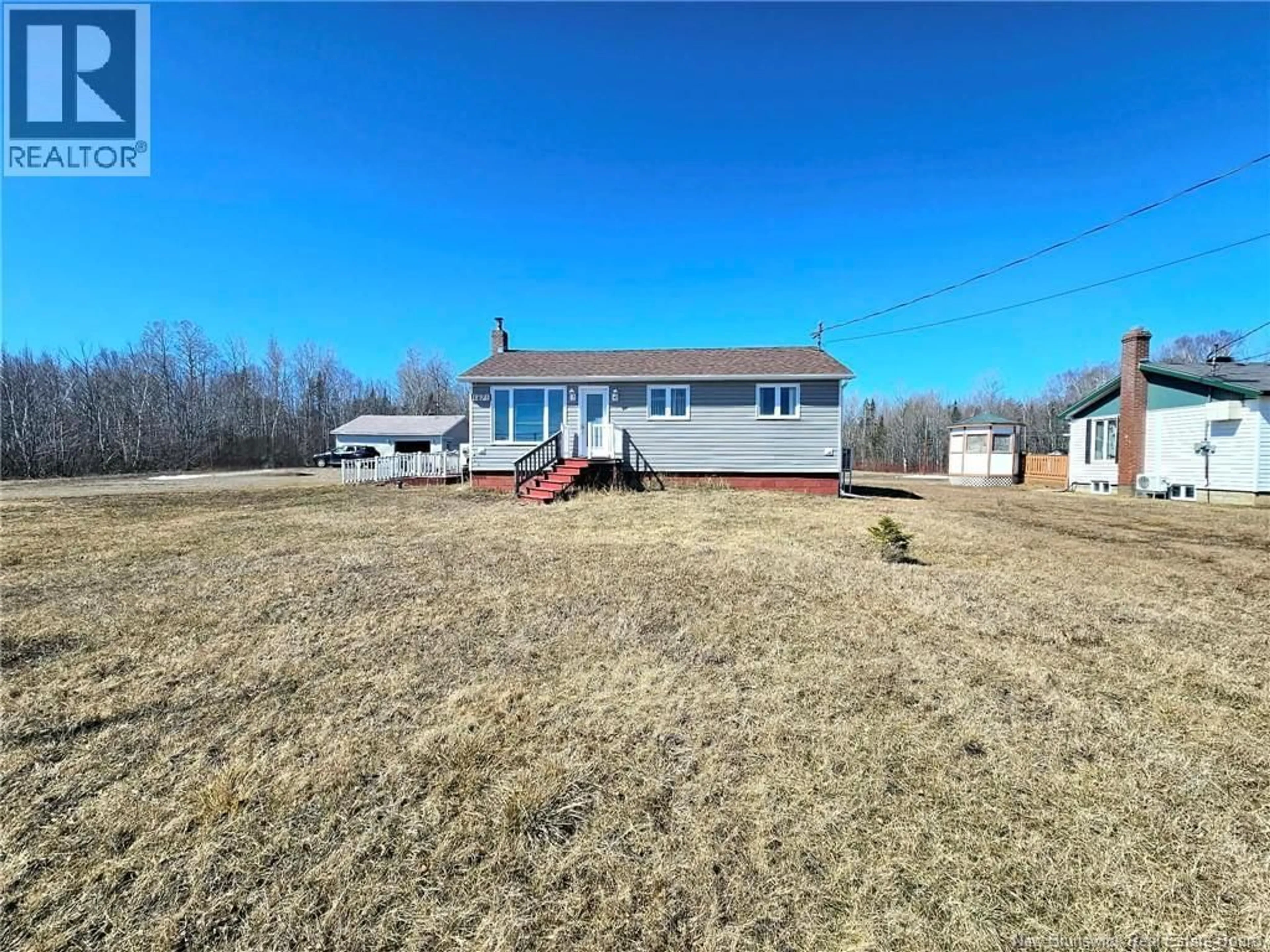 A pic from outside/outdoor area/front of a property/back of a property/a pic from drone, street for 1871 ROUTE 160, Saint-Sauveur New Brunswick E8L1N5