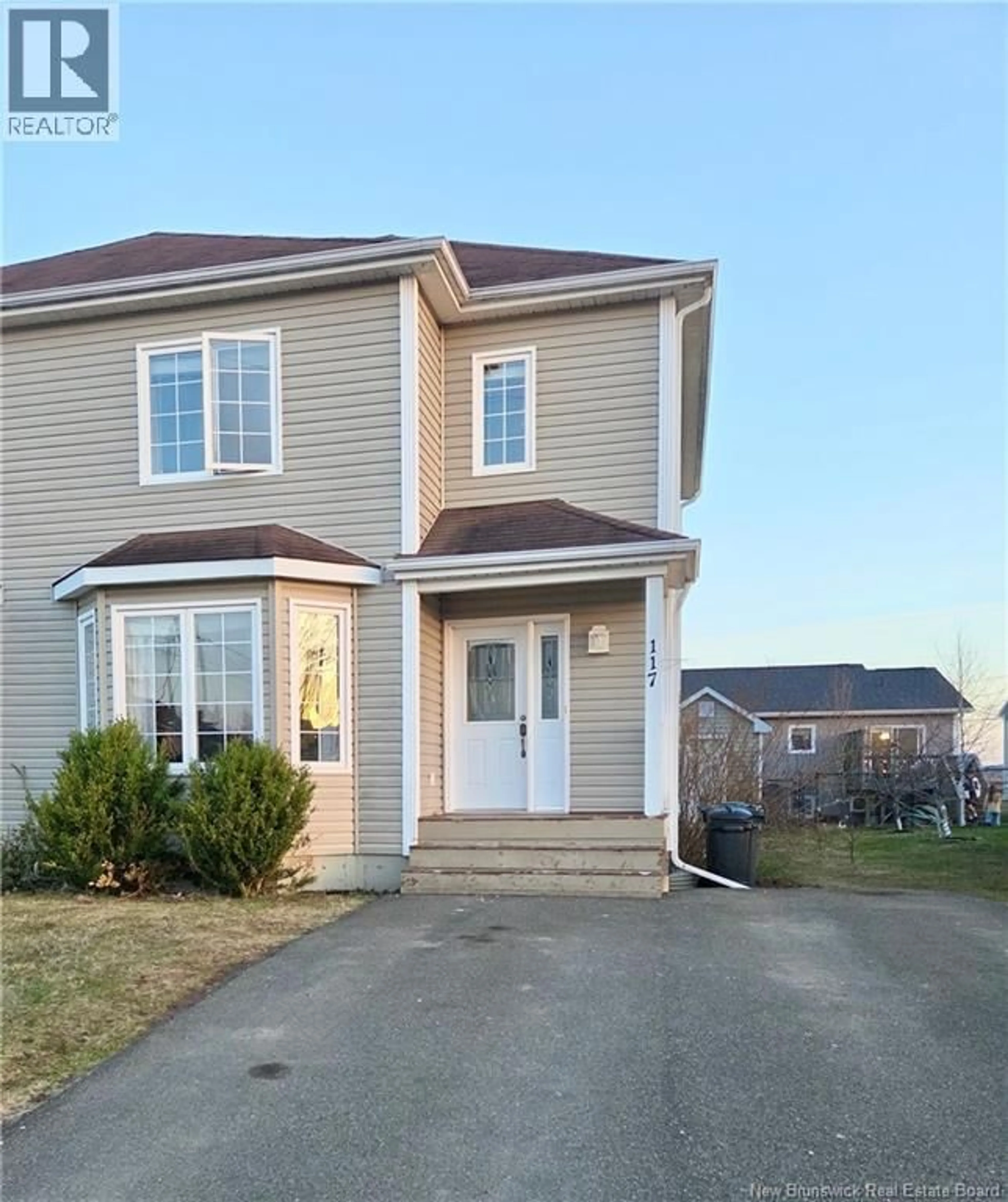 Home with vinyl exterior material, street for 117 JEANNETTE STREET, Dieppe New Brunswick E1A0K3