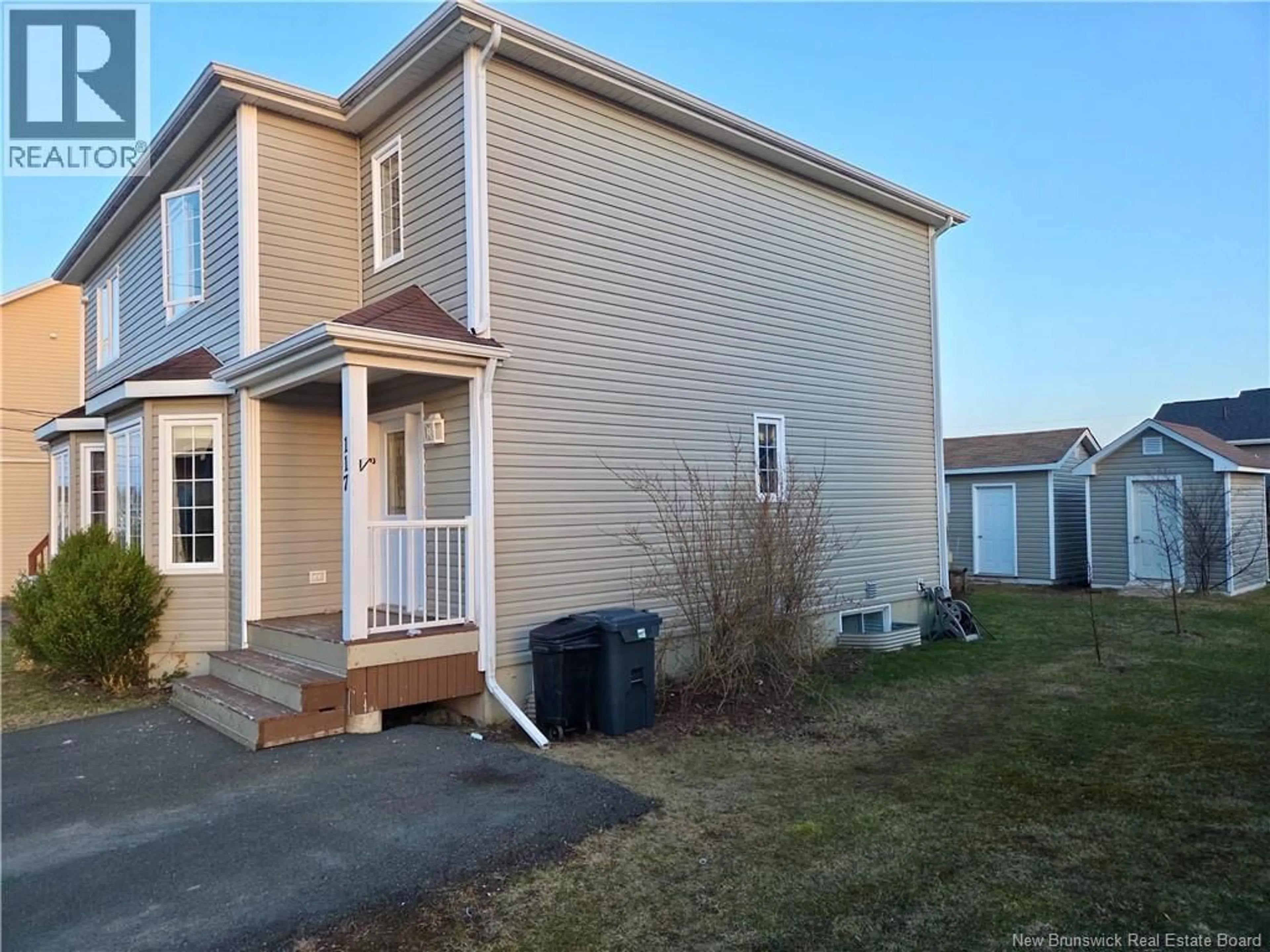 Home with vinyl exterior material, street for 117 JEANNETTE STREET, Dieppe New Brunswick E1A0K3