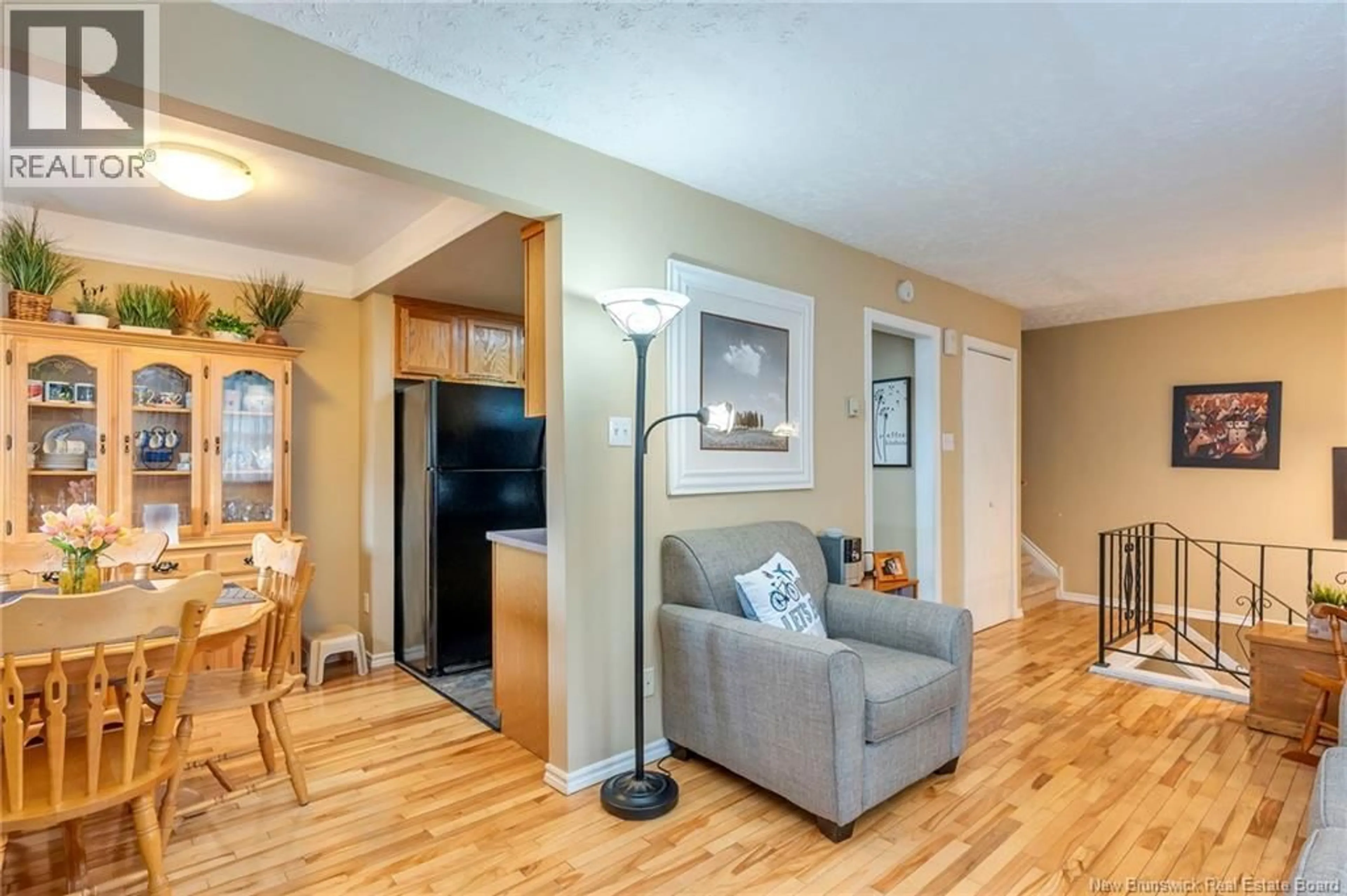 Living room with furniture, wood/laminate floor for 418 TARTAN STREET, Saint John New Brunswick E2K2R7