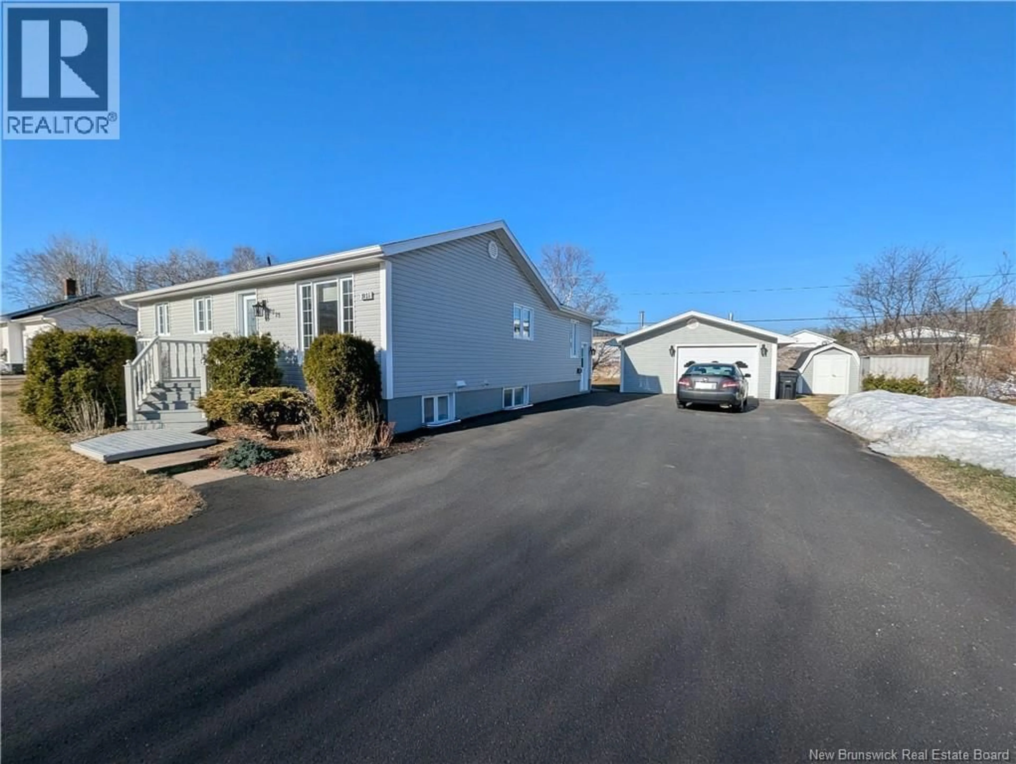 A pic from outside/outdoor area/front of a property/back of a property/a pic from drone, street for 2025 BALSAM, Bathurst New Brunswick E2A4X4