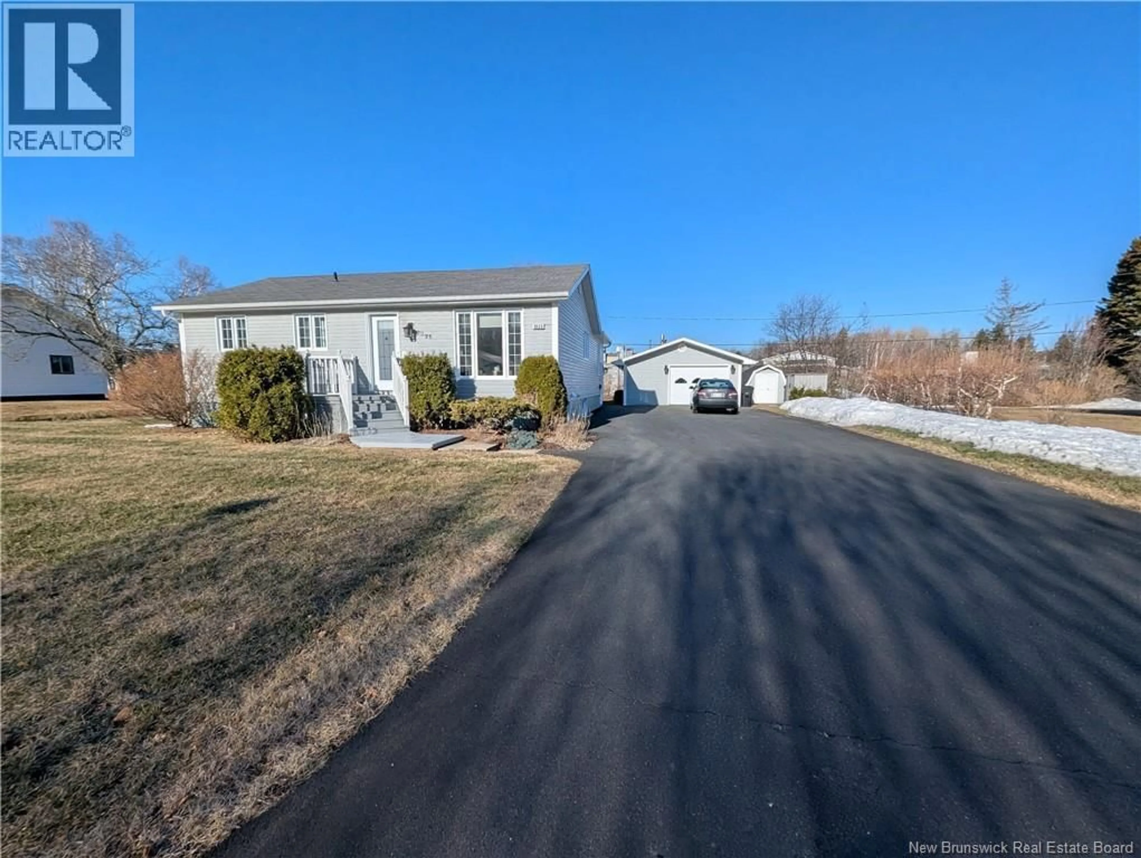 A pic from outside/outdoor area/front of a property/back of a property/a pic from drone, street for 2025 BALSAM, Bathurst New Brunswick E2A4X4