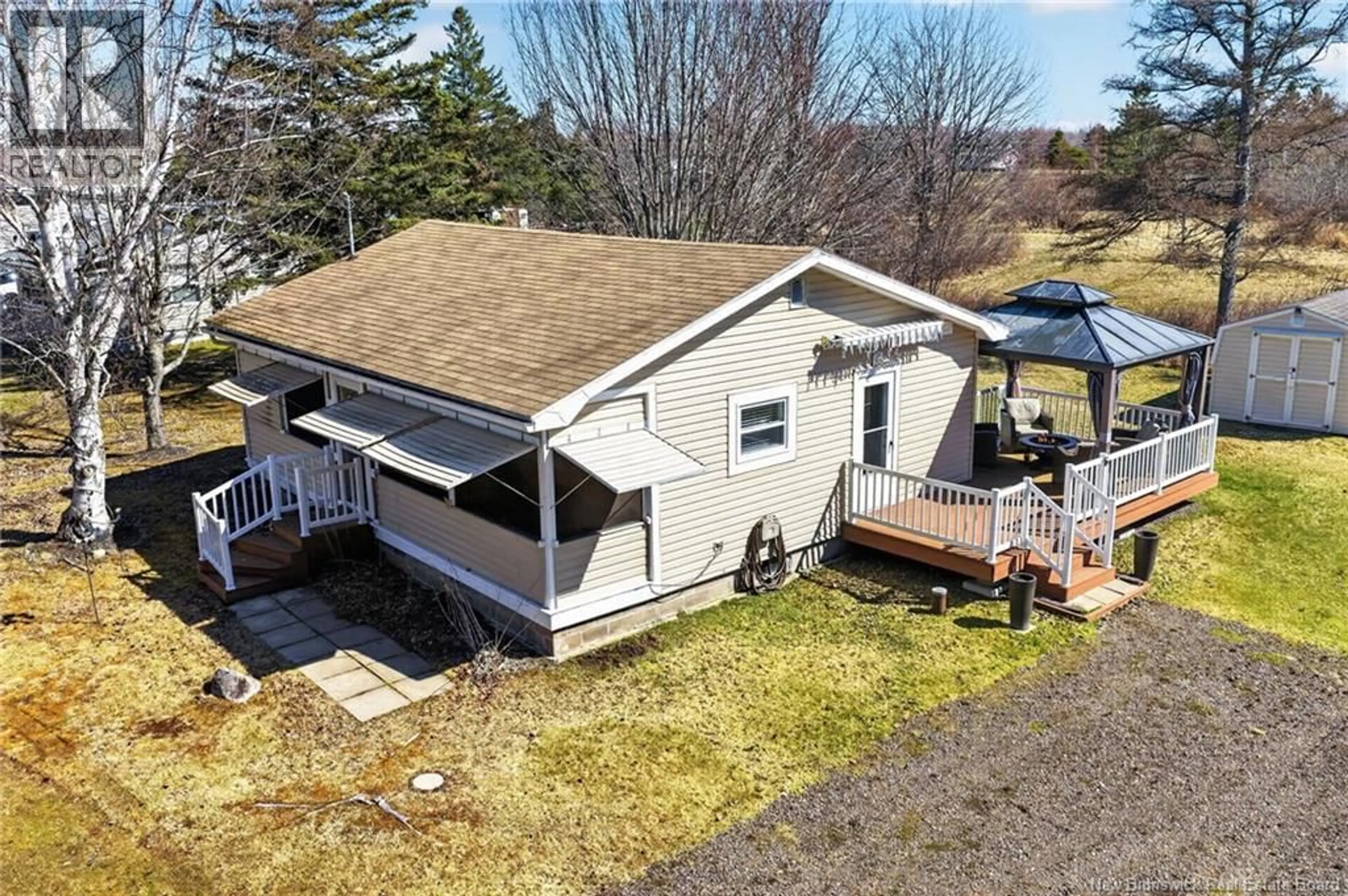 A pic from outside/outdoor area/front of a property/back of a property/a pic from drone, unknown for 7 RONS, Grande-Digue New Brunswick E4R5B4