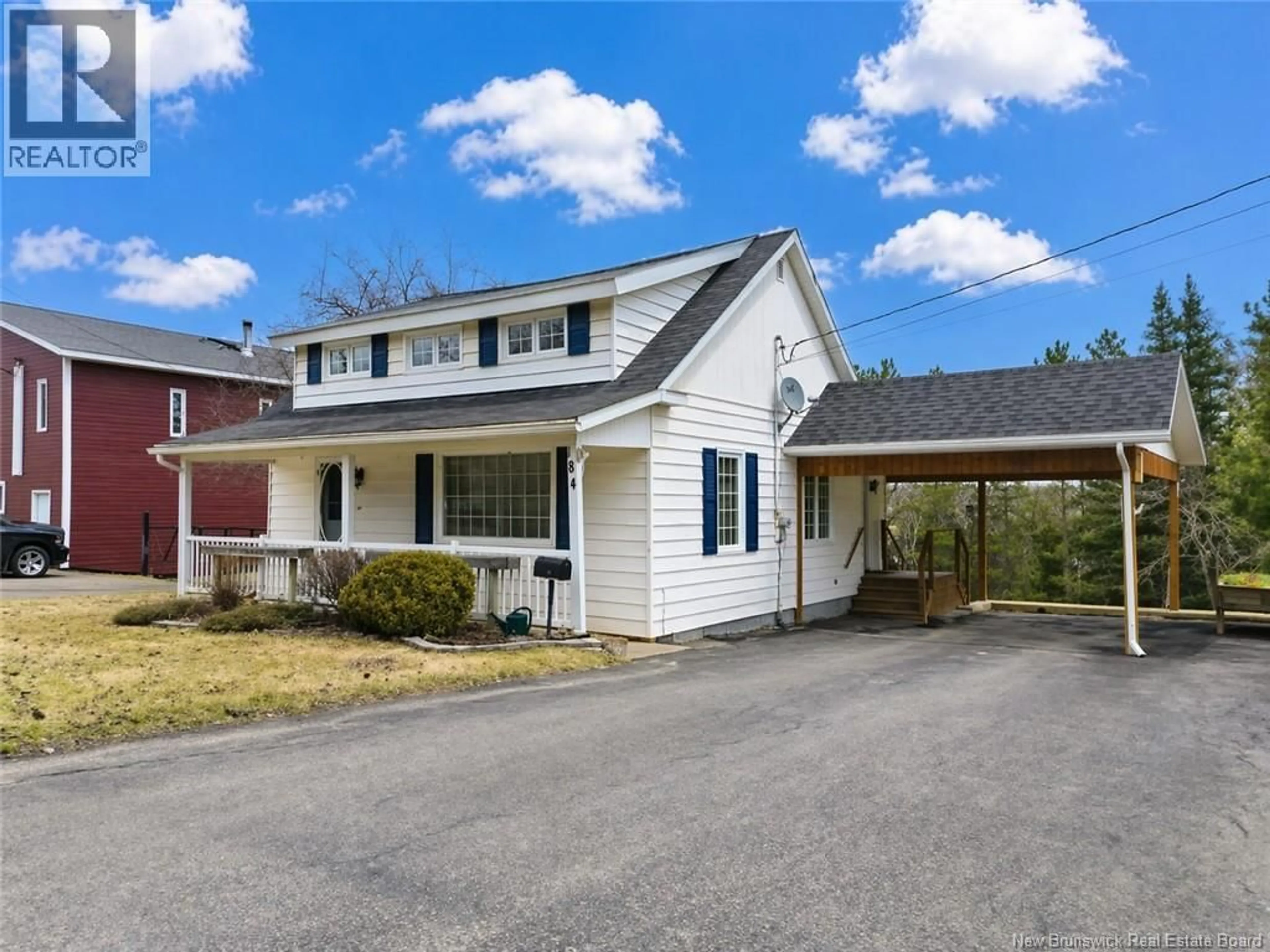 Home with vinyl exterior material, street for 184 MAIN STREET, Plaster Rock New Brunswick E7G2E3