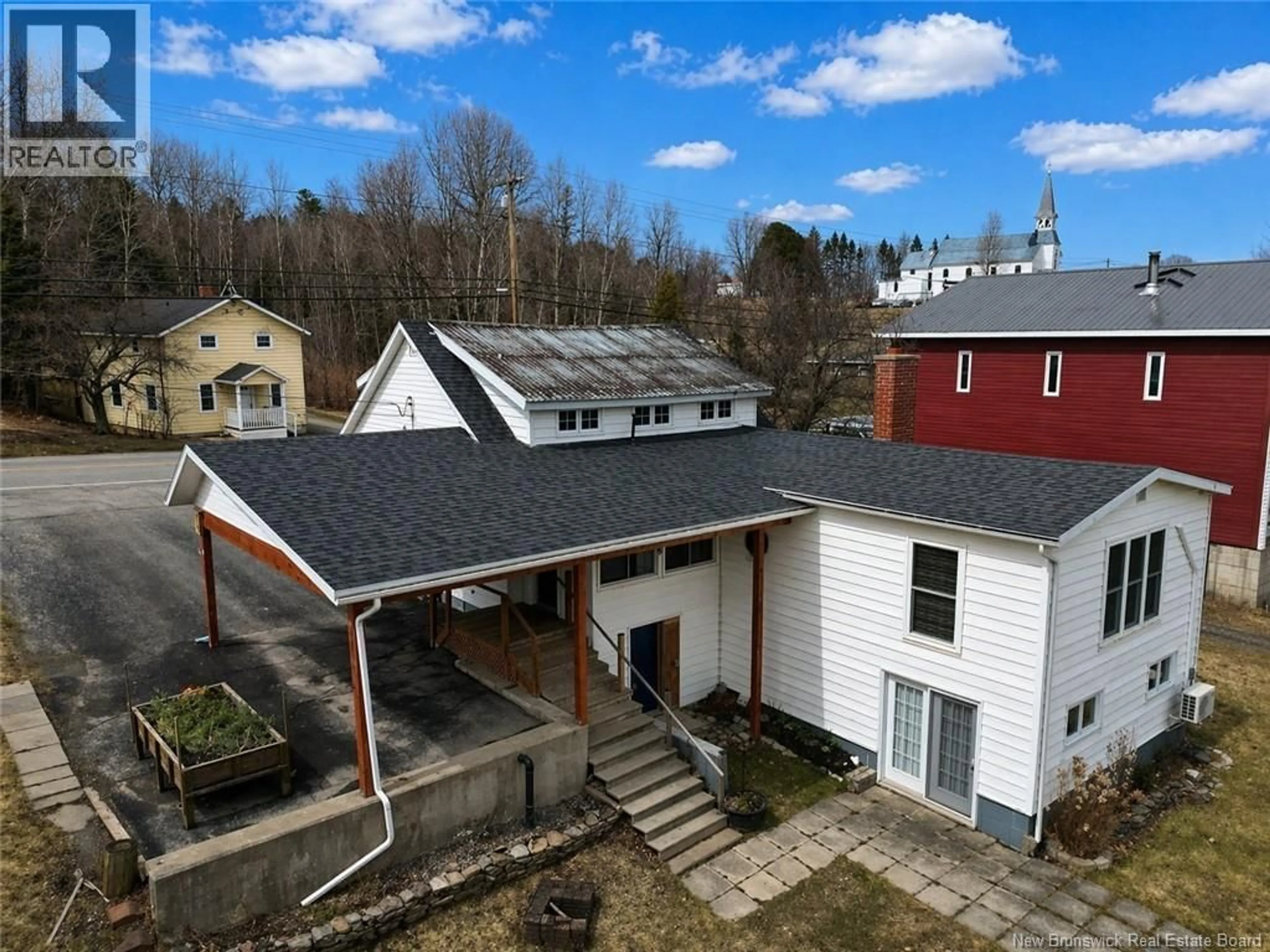A pic from outside/outdoor area/front of a property/back of a property/a pic from drone, building for 184 MAIN STREET, Plaster Rock New Brunswick E7G2E3