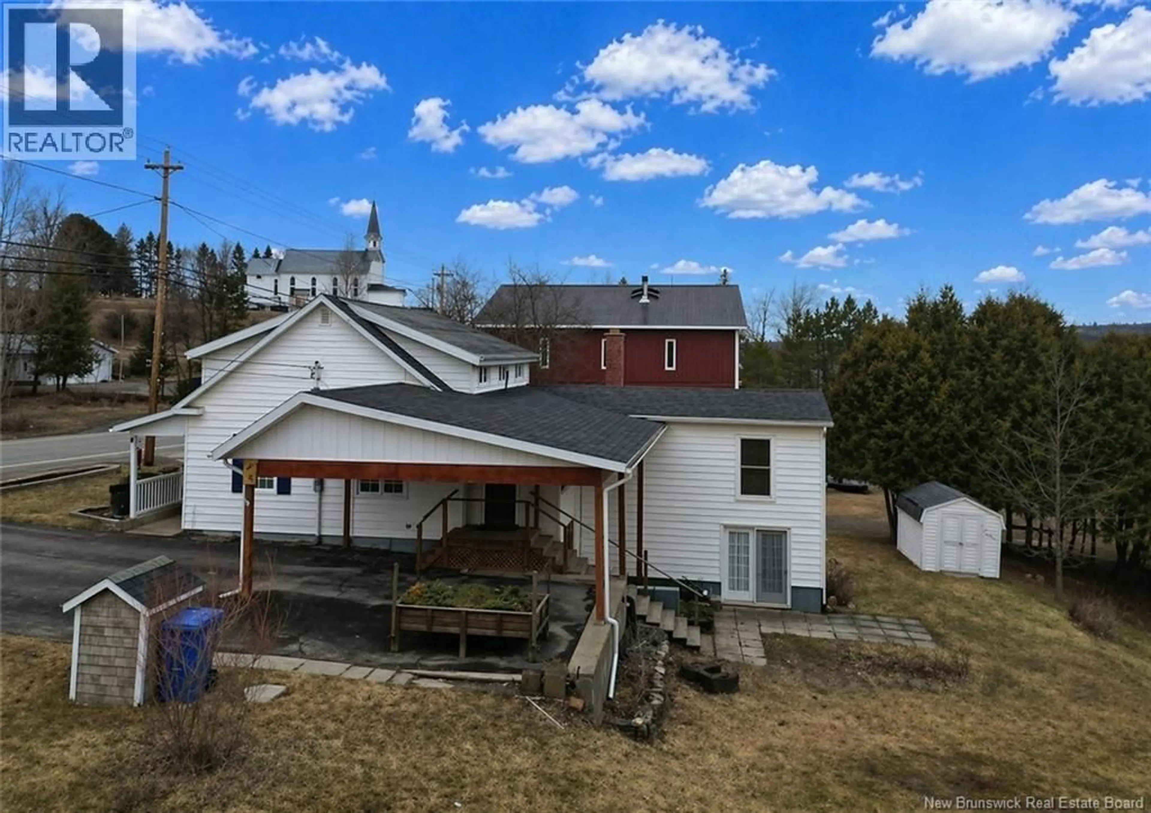 A pic from outside/outdoor area/front of a property/back of a property/a pic from drone, building for 184 MAIN STREET, Plaster Rock New Brunswick E7G2E3
