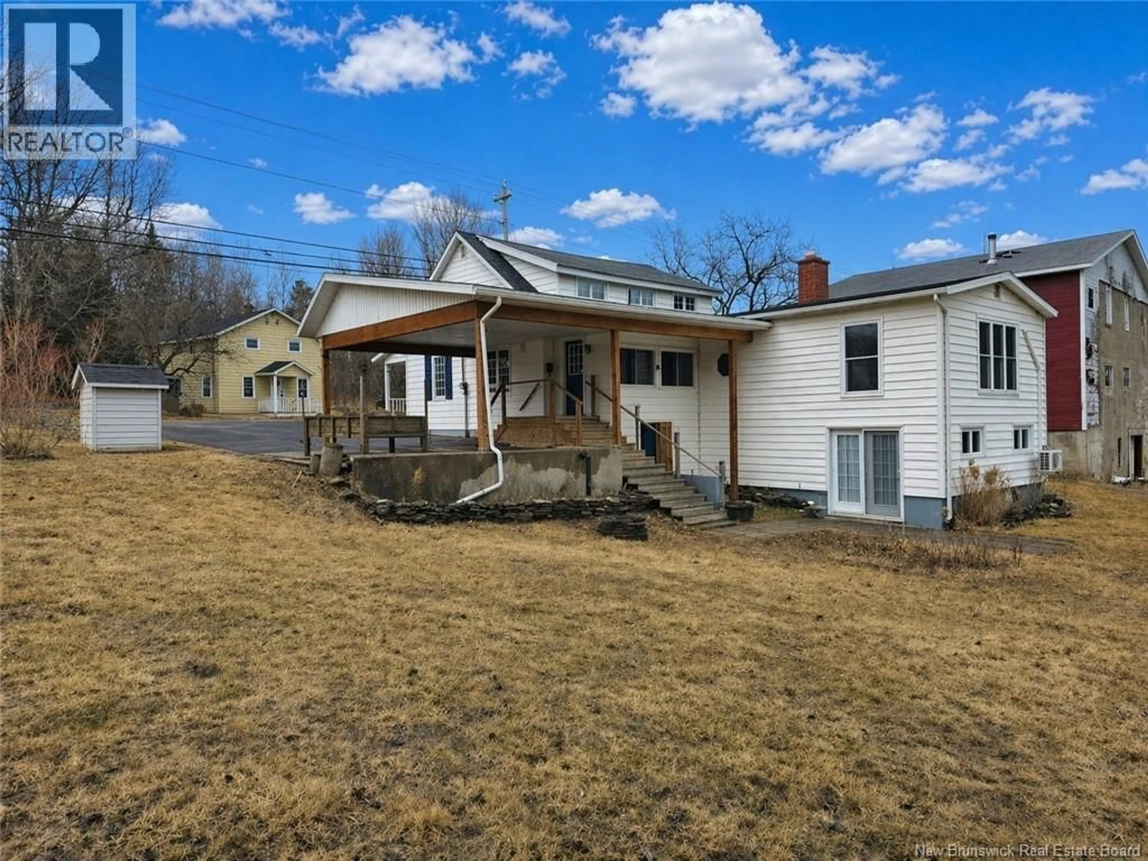 A pic from outside/outdoor area/front of a property/back of a property/a pic from drone, unknown for 184 MAIN STREET, Plaster Rock New Brunswick E7G2E3