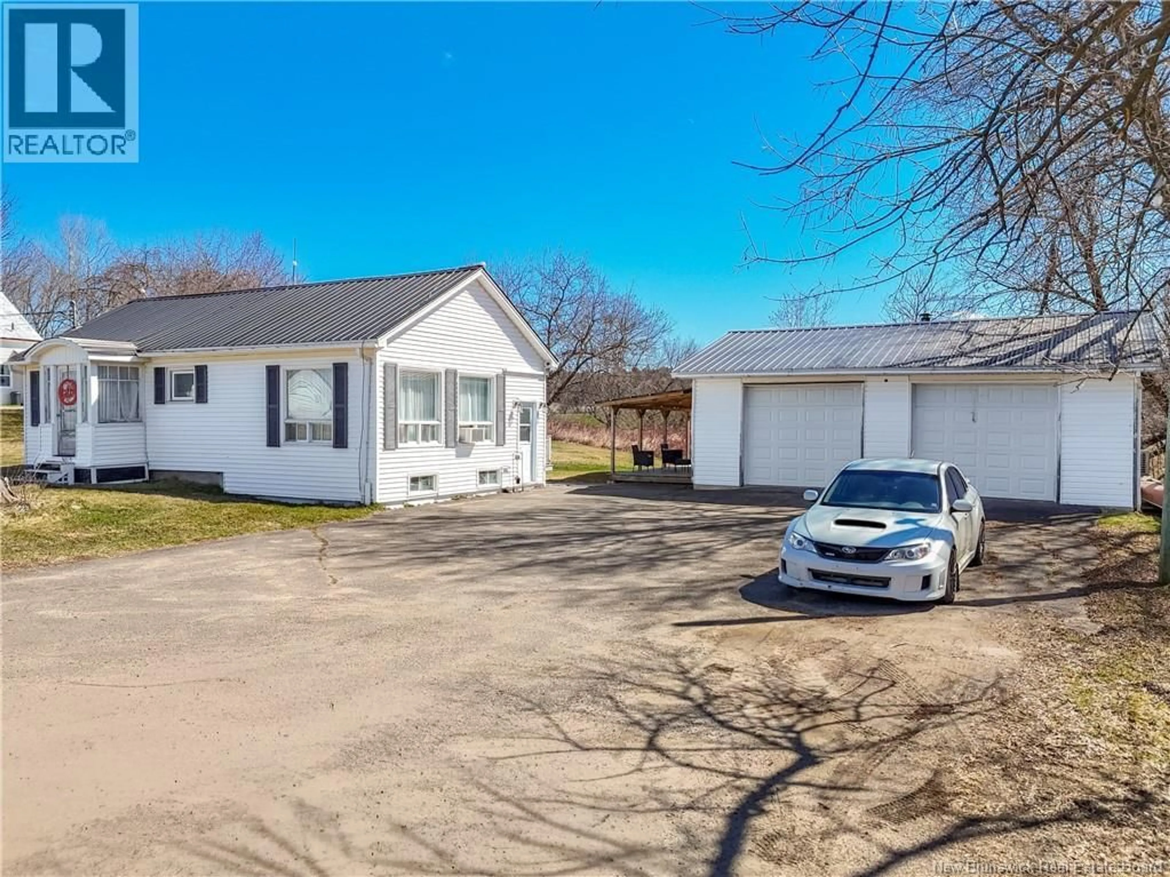 A pic from outside/outdoor area/front of a property/back of a property/a pic from drone, street for 78 ROUTE 104, Keswick New Brunswick E6L2A2