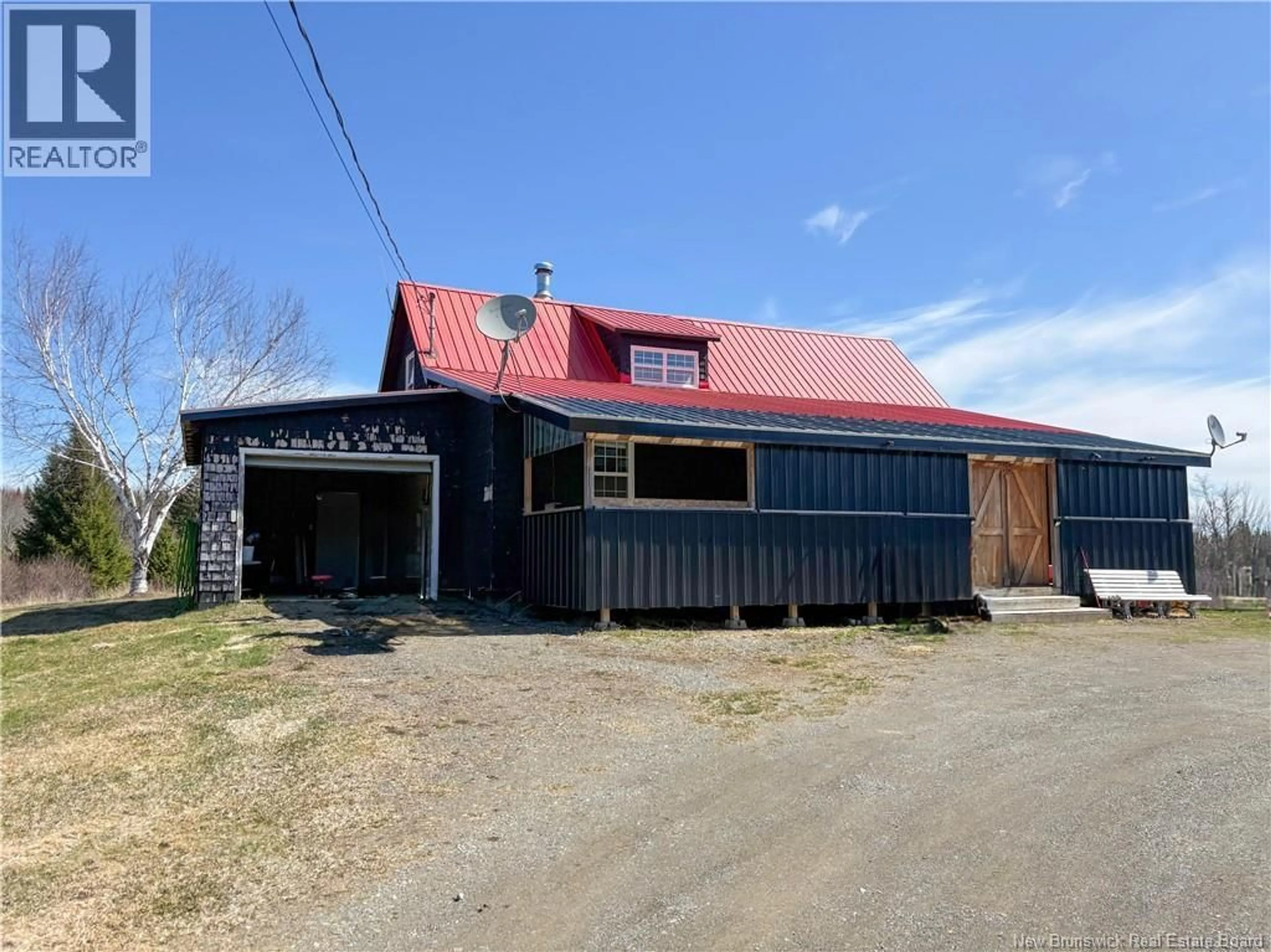 A pic from outside/outdoor area/front of a property/back of a property/a pic from drone, building for 432 SCOTT SIDING ROAD, Scott Siding New Brunswick E6H1W2