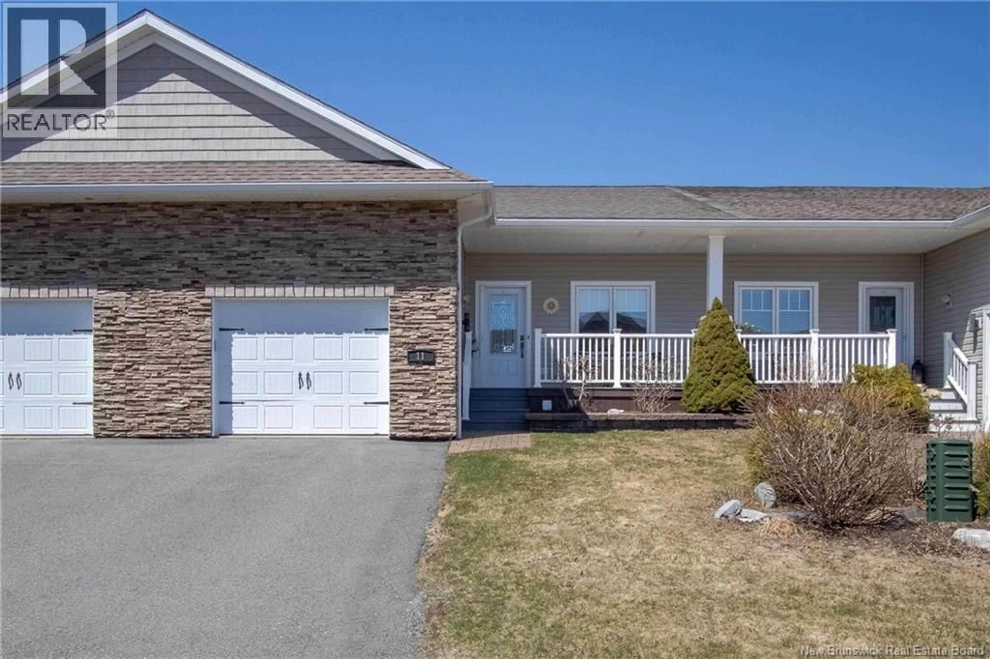 Home with vinyl exterior material, street for 11 HITACHI CRESCENT, Saint John New Brunswick E2M0G5