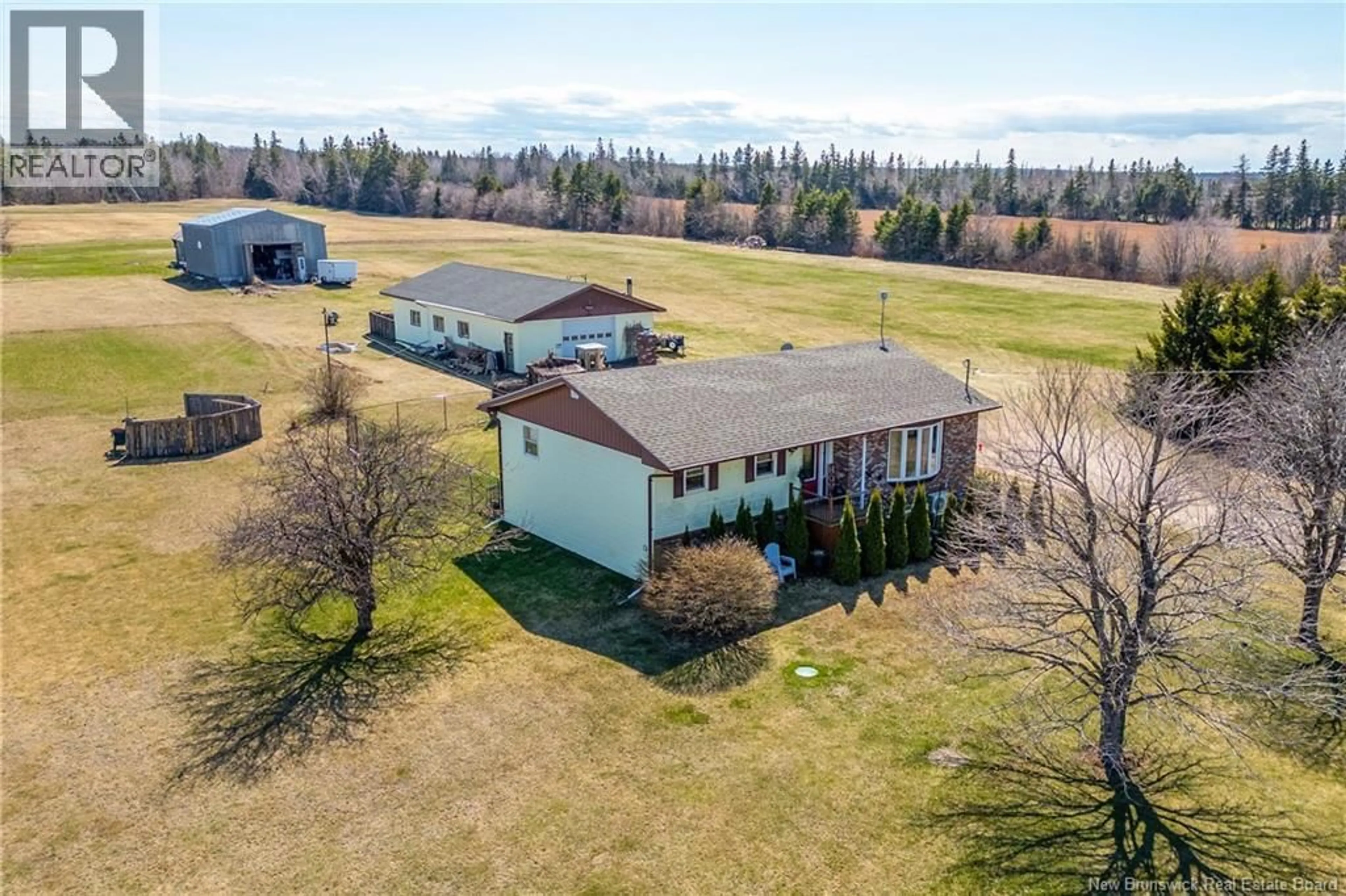 A pic from outside/outdoor area/front of a property/back of a property/a pic from drone, unknown for 750 ROUTE 955, Murray Corner New Brunswick E4M3K8