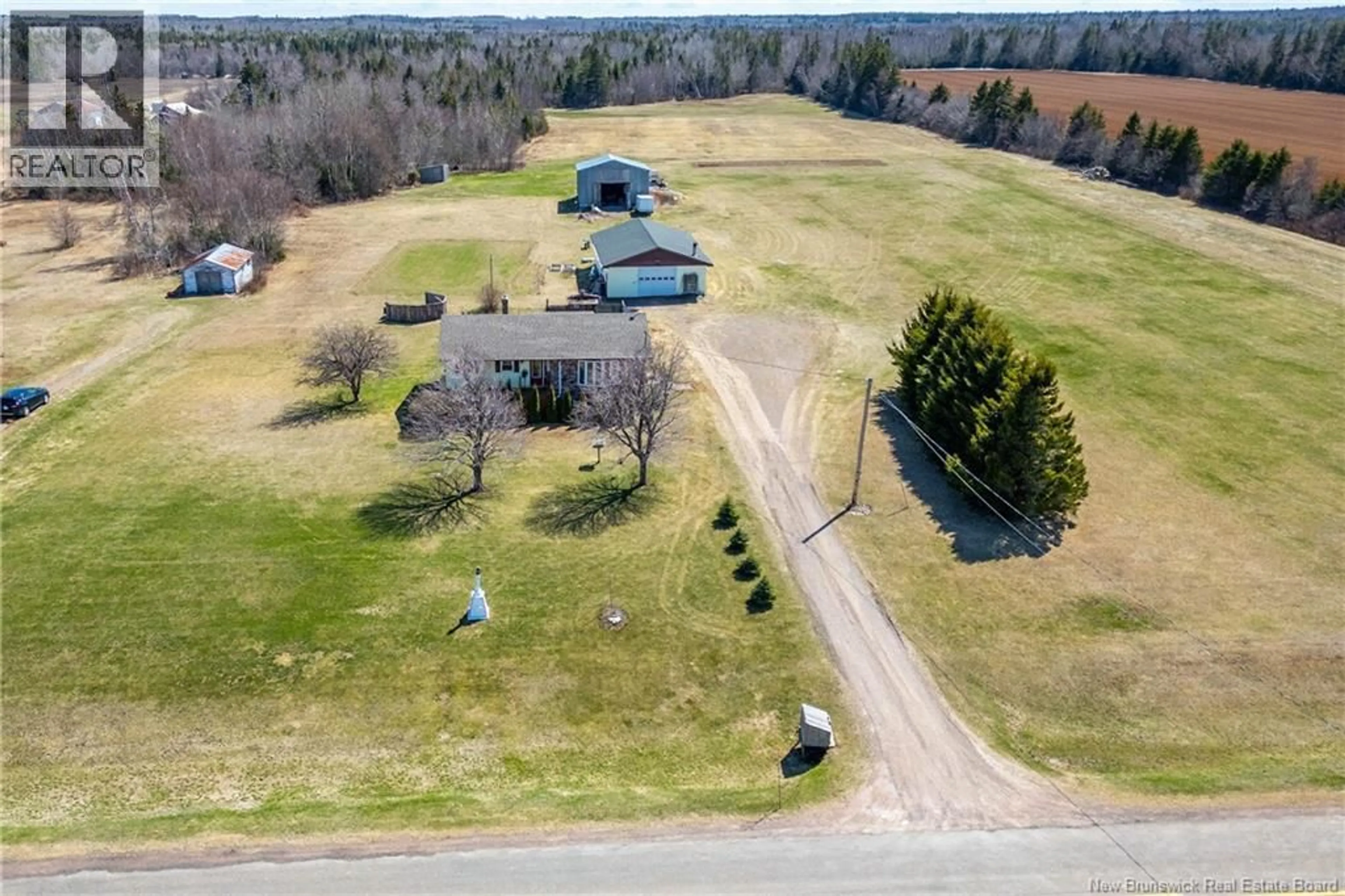 A pic from outside/outdoor area/front of a property/back of a property/a pic from drone, unknown for 750 ROUTE 955, Murray Corner New Brunswick E4M3K8