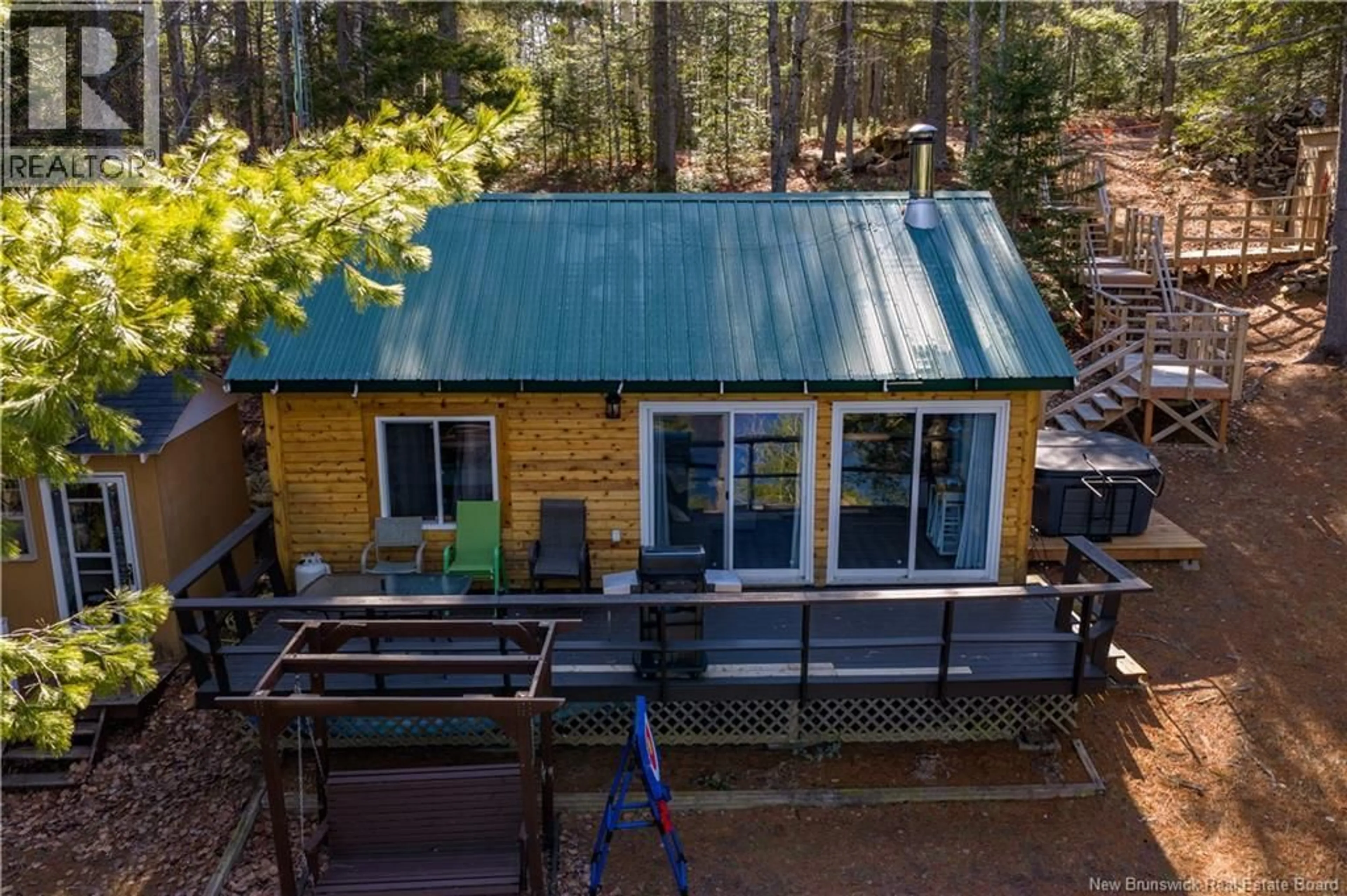 A pic from outside/outdoor area/front of a property/back of a property/a pic from drone, forest/trees view for 45 GESNER LANE, McKees Mills New Brunswick E4V0A1