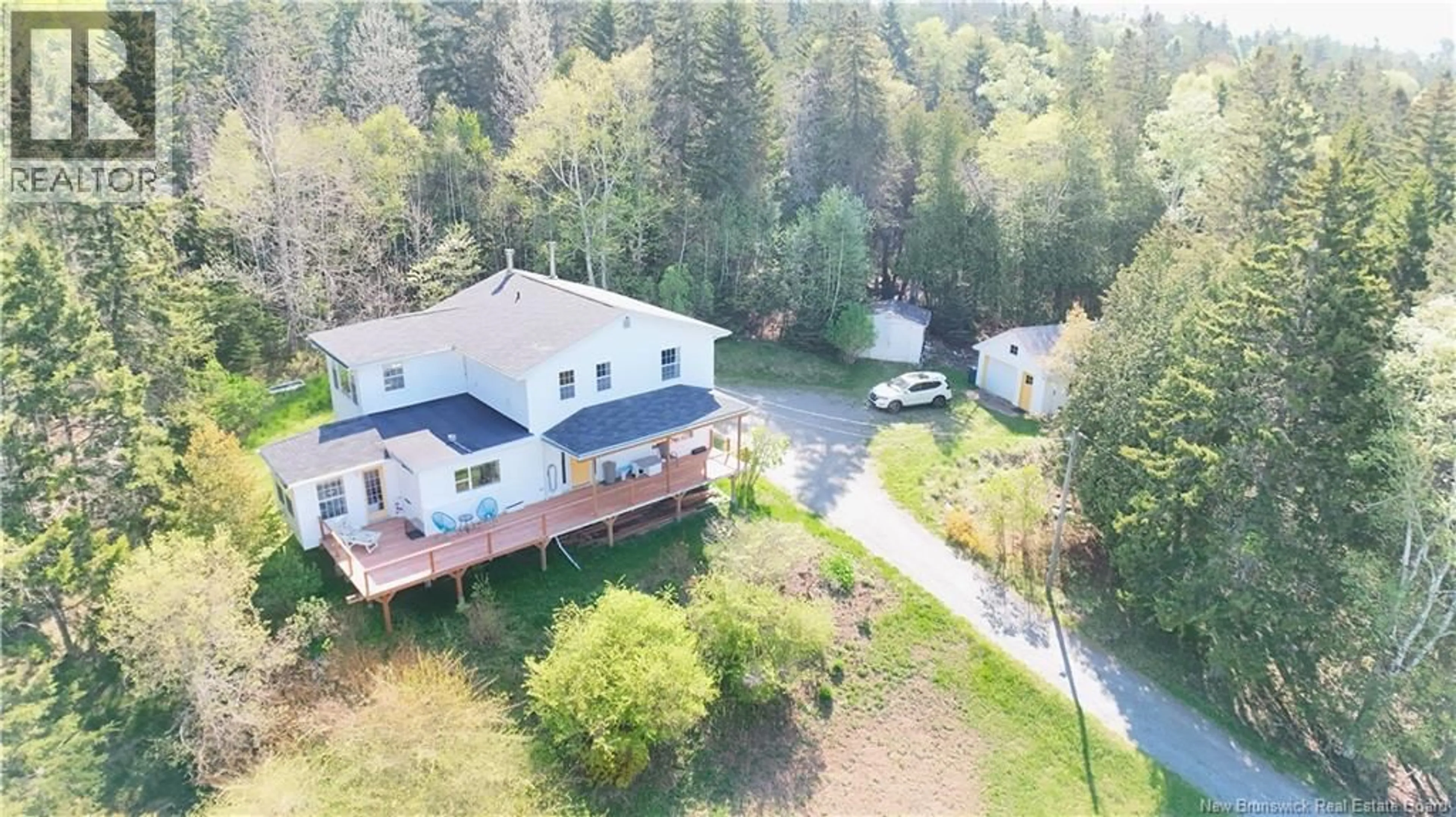 A pic from outside/outdoor area/front of a property/back of a property/a pic from drone, water/lake/river/ocean view for 111 PORTER ROAD, Nauwigewauk New Brunswick E5N6X3