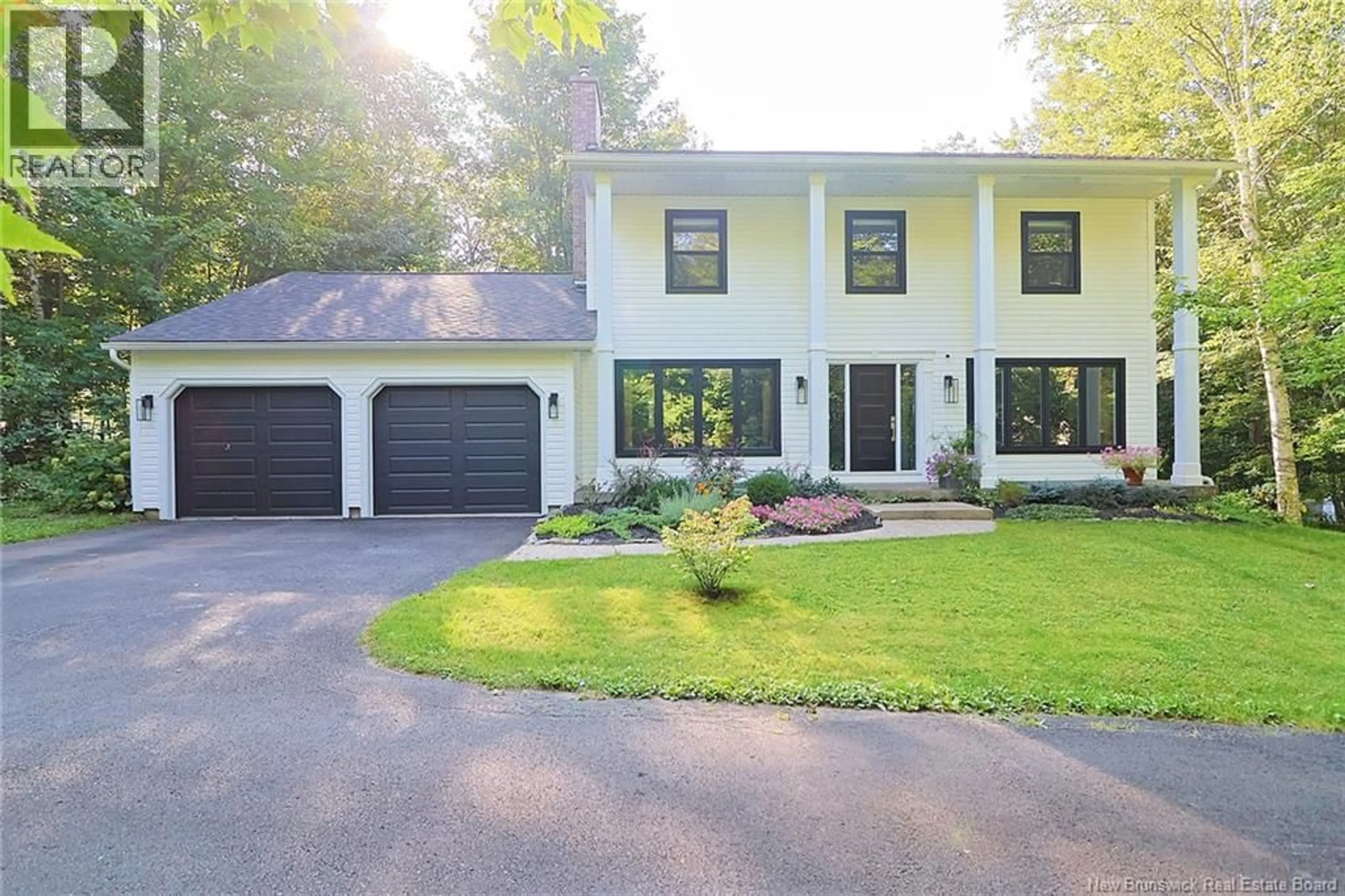 Home with vinyl exterior material, street for 231 CARRIAGE HILL DRIVE, Fredericton New Brunswick E3E1A4