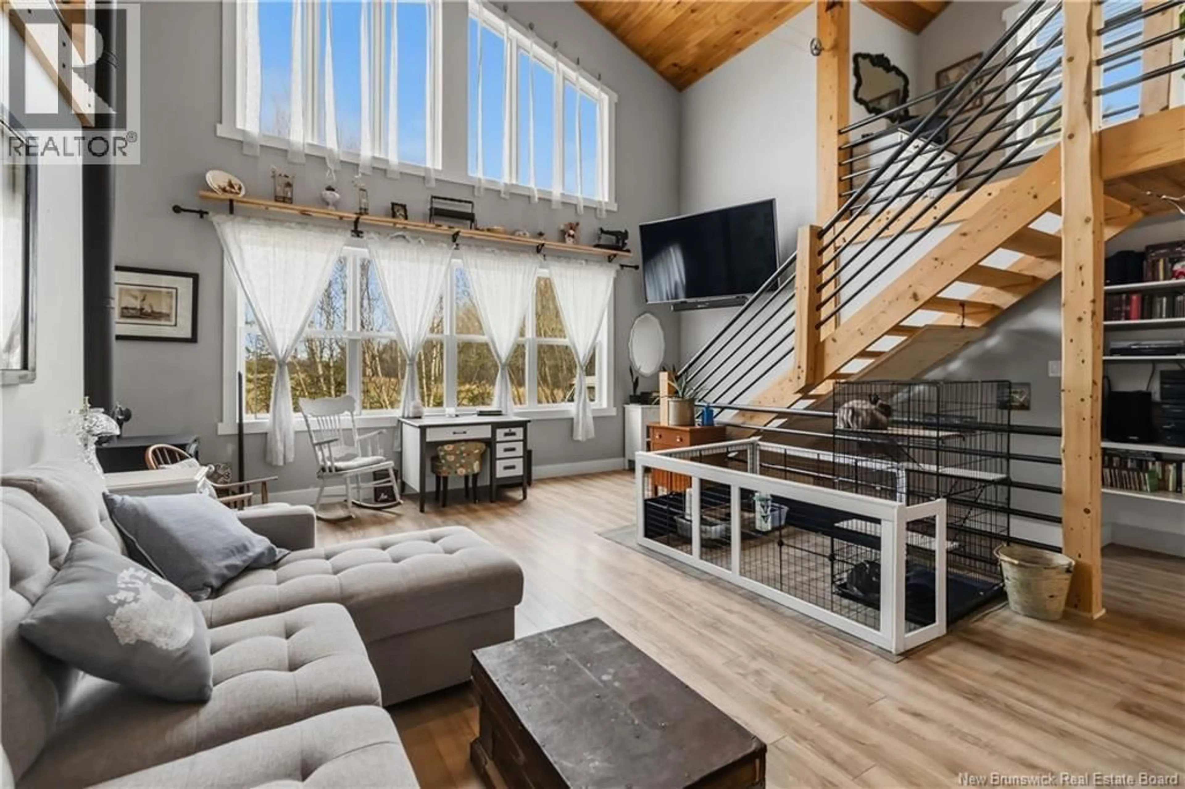 Living room with furniture, unknown for 4734 ROUTE 490, Sainte-Marie-De-Kent New Brunswick E4S5L6