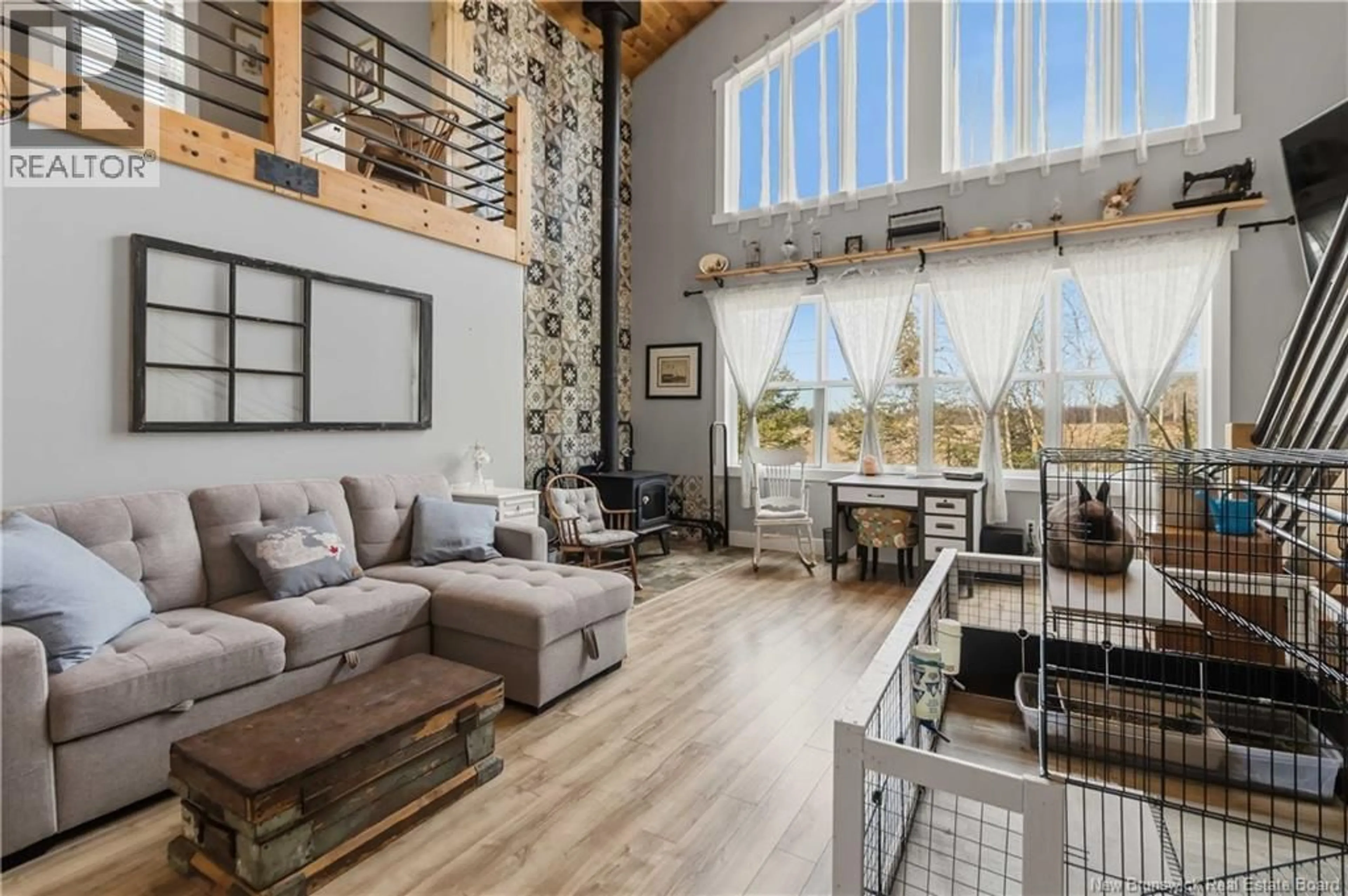 Living room with furniture, unknown for 4734 ROUTE 490, Sainte-Marie-De-Kent New Brunswick E4S5L6