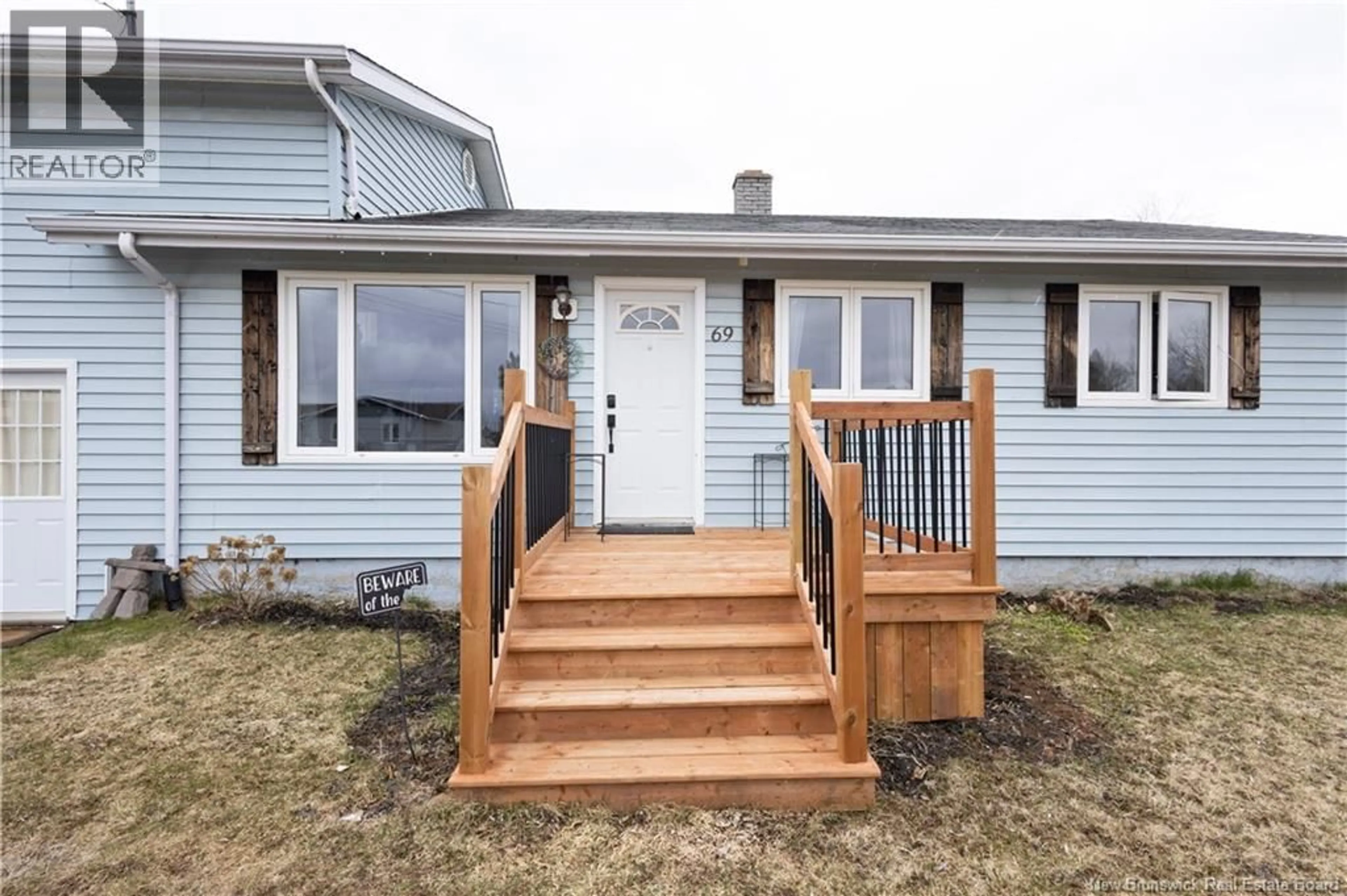 Home with vinyl exterior material, street for 69 CENTENNIAL STREET, Plaster Rock New Brunswick E7G1J1