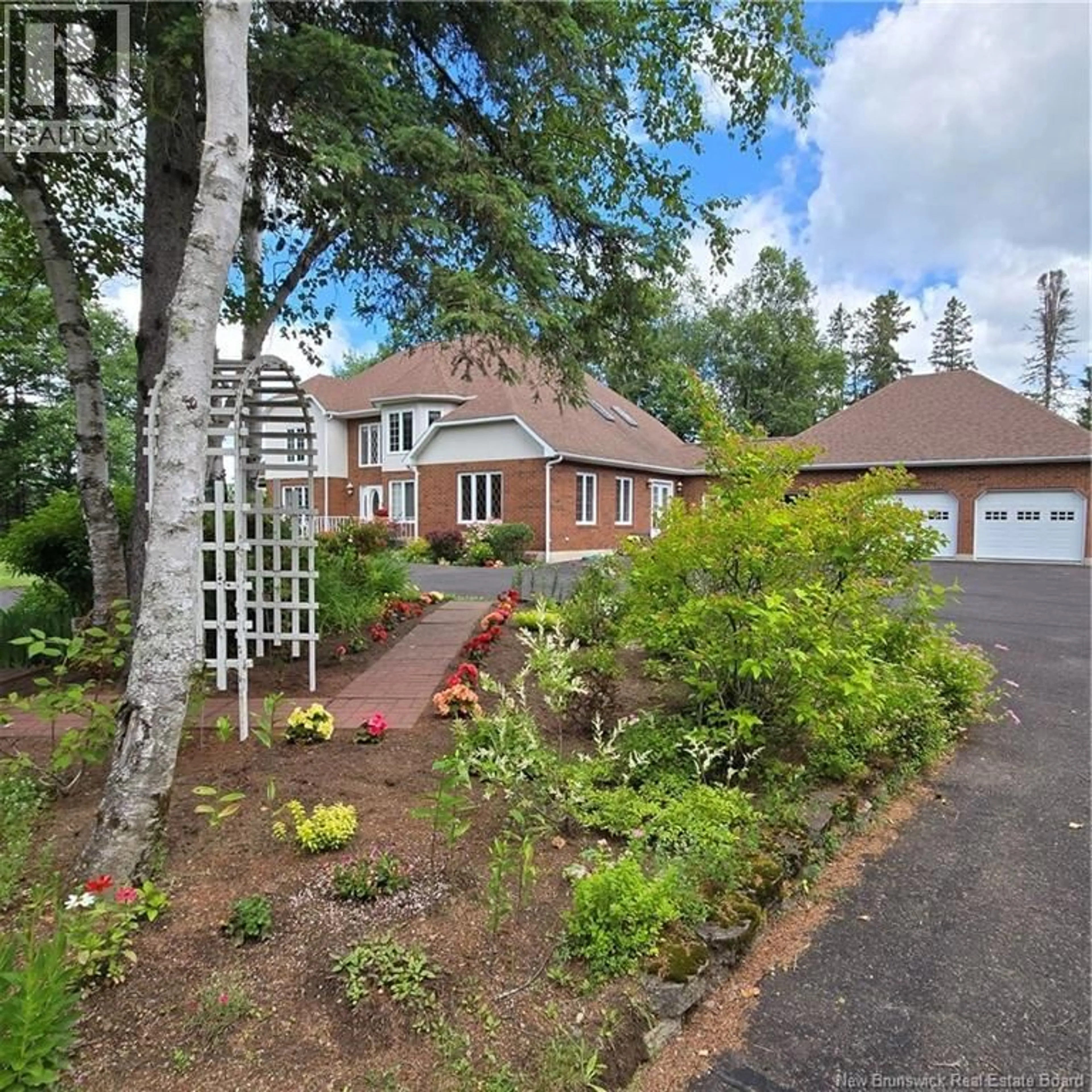 A pic from outside/outdoor area/front of a property/back of a property/a pic from drone, street for 81 WOODLAND HILL, Perth-Andover New Brunswick E7H5H4
