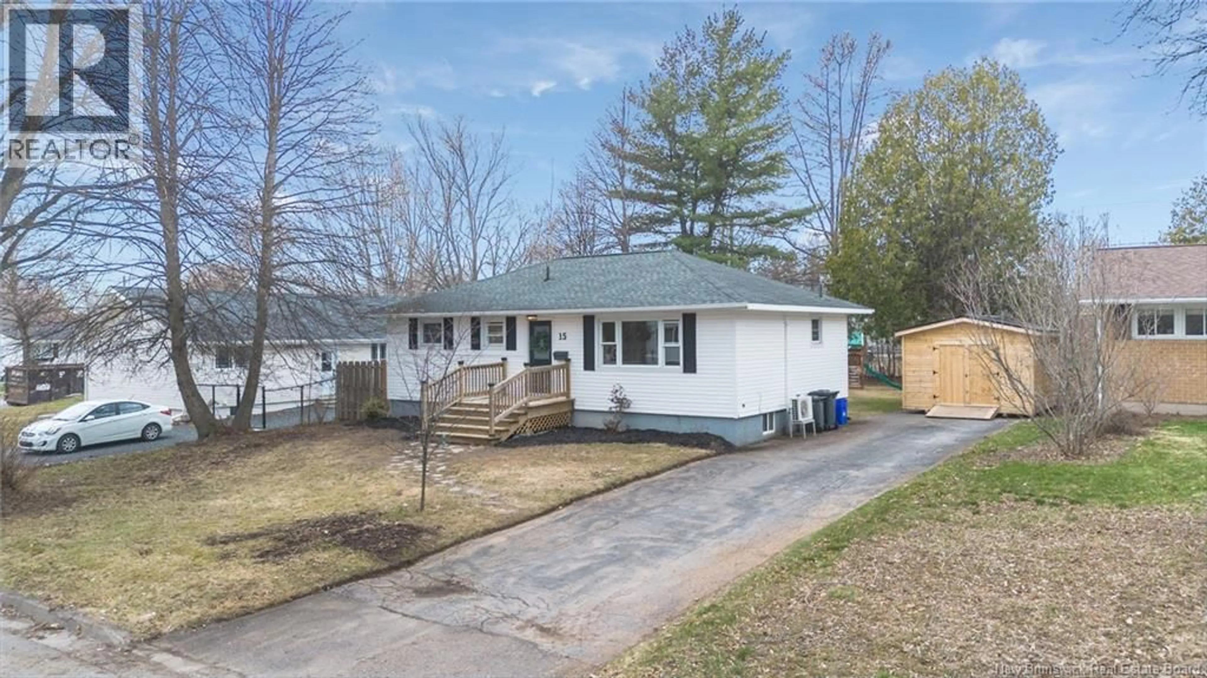 A pic from outside/outdoor area/front of a property/back of a property/a pic from drone, street for 15 BURSE COURT, Fredericton New Brunswick E3A3C7