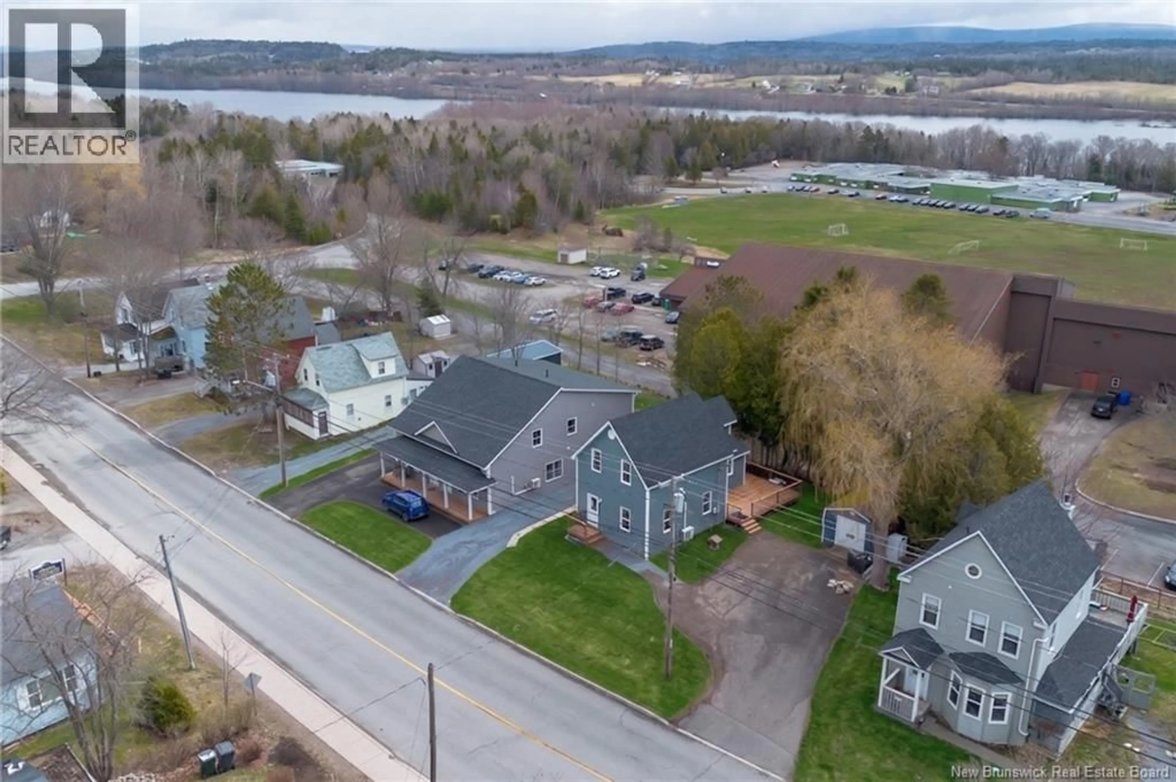 A pic from outside/outdoor area/front of a property/back of a property/a pic from drone, water/lake/river/ocean view for 864 MAIN STREET, Hampton New Brunswick E5N6B2