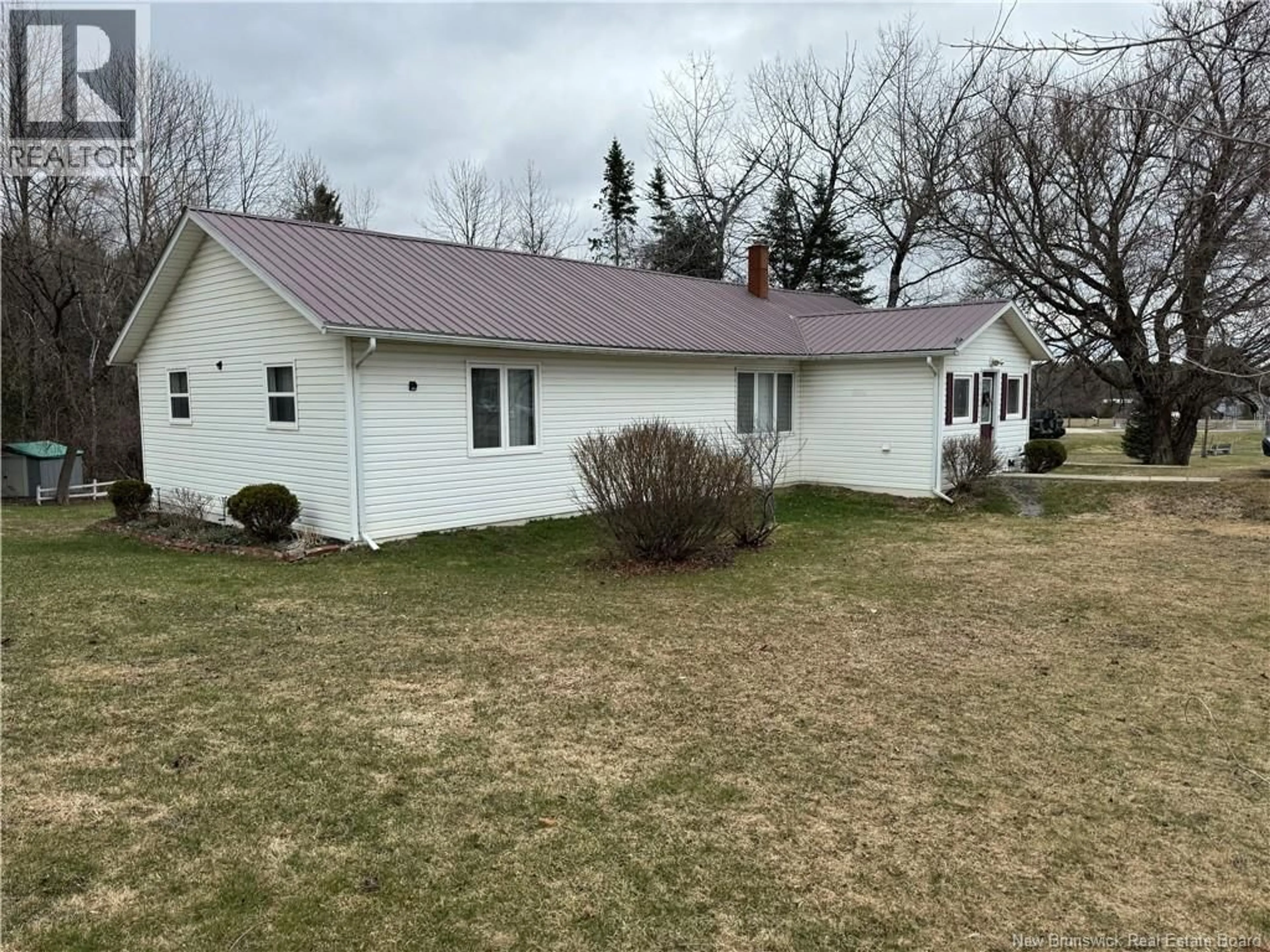 A pic from outside/outdoor area/front of a property/back of a property/a pic from drone, street for 740 CENTRAL STREET, Centreville New Brunswick E7K2M5