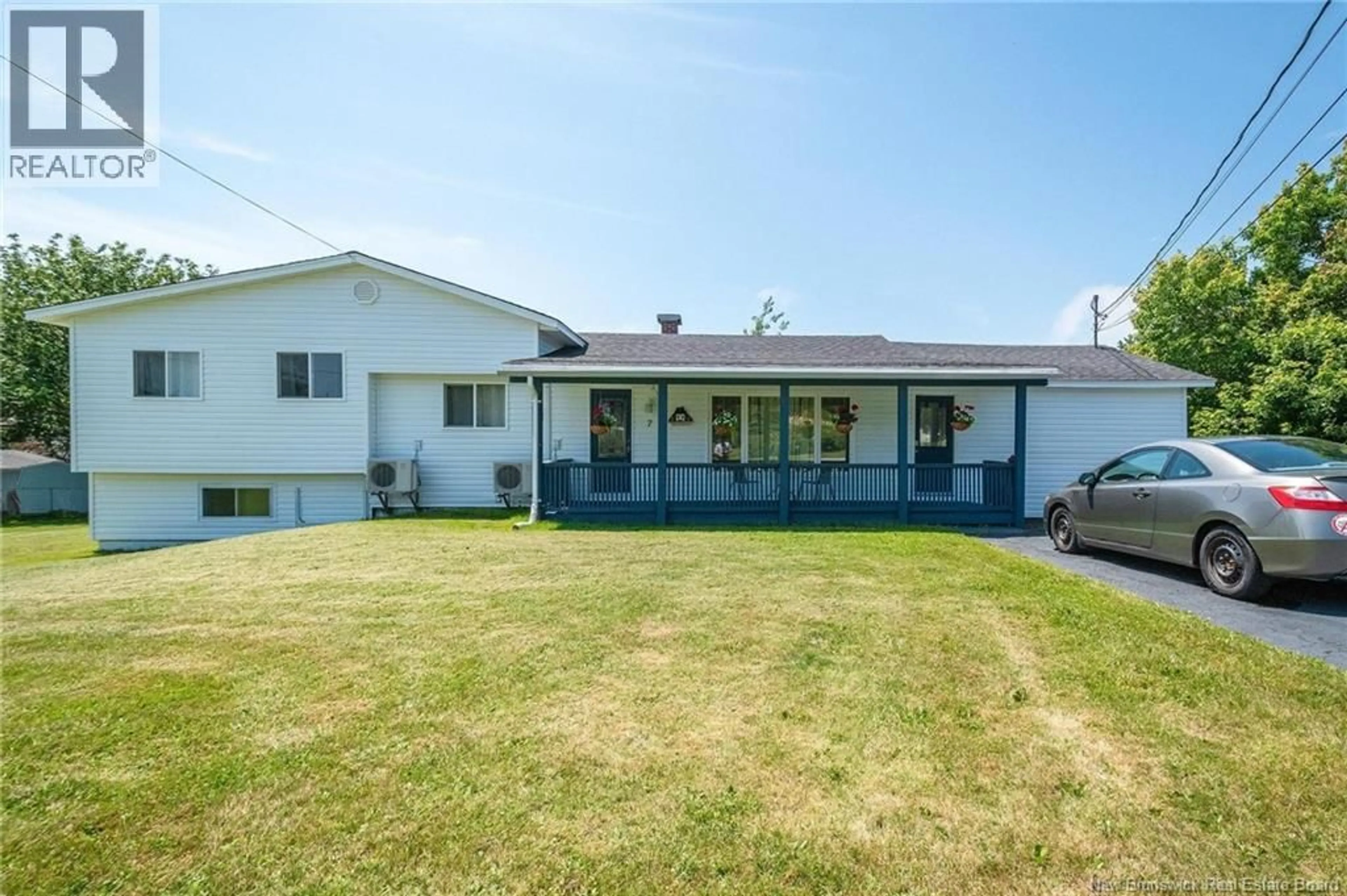 Home with vinyl exterior material, street for 7 MYLES DRIVE, Saint John New Brunswick E2J3C1