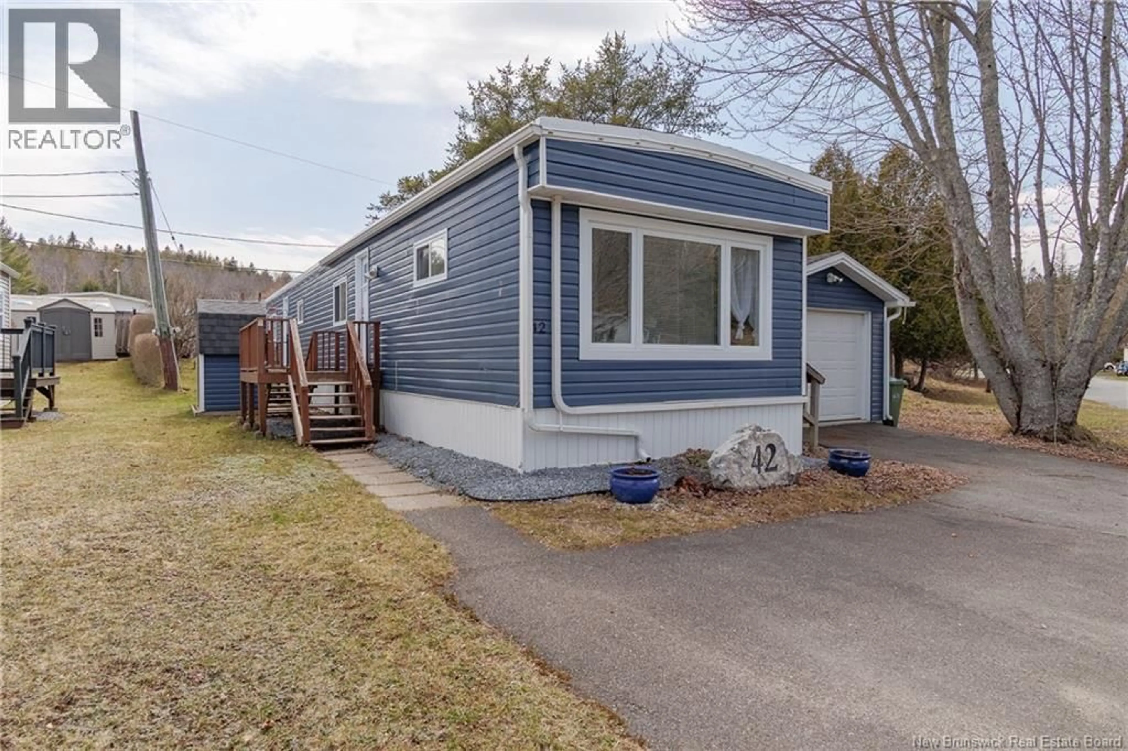 Home with vinyl exterior material, street for 42 CONIFER CRESCENT, Saint John New Brunswick E2K4T2