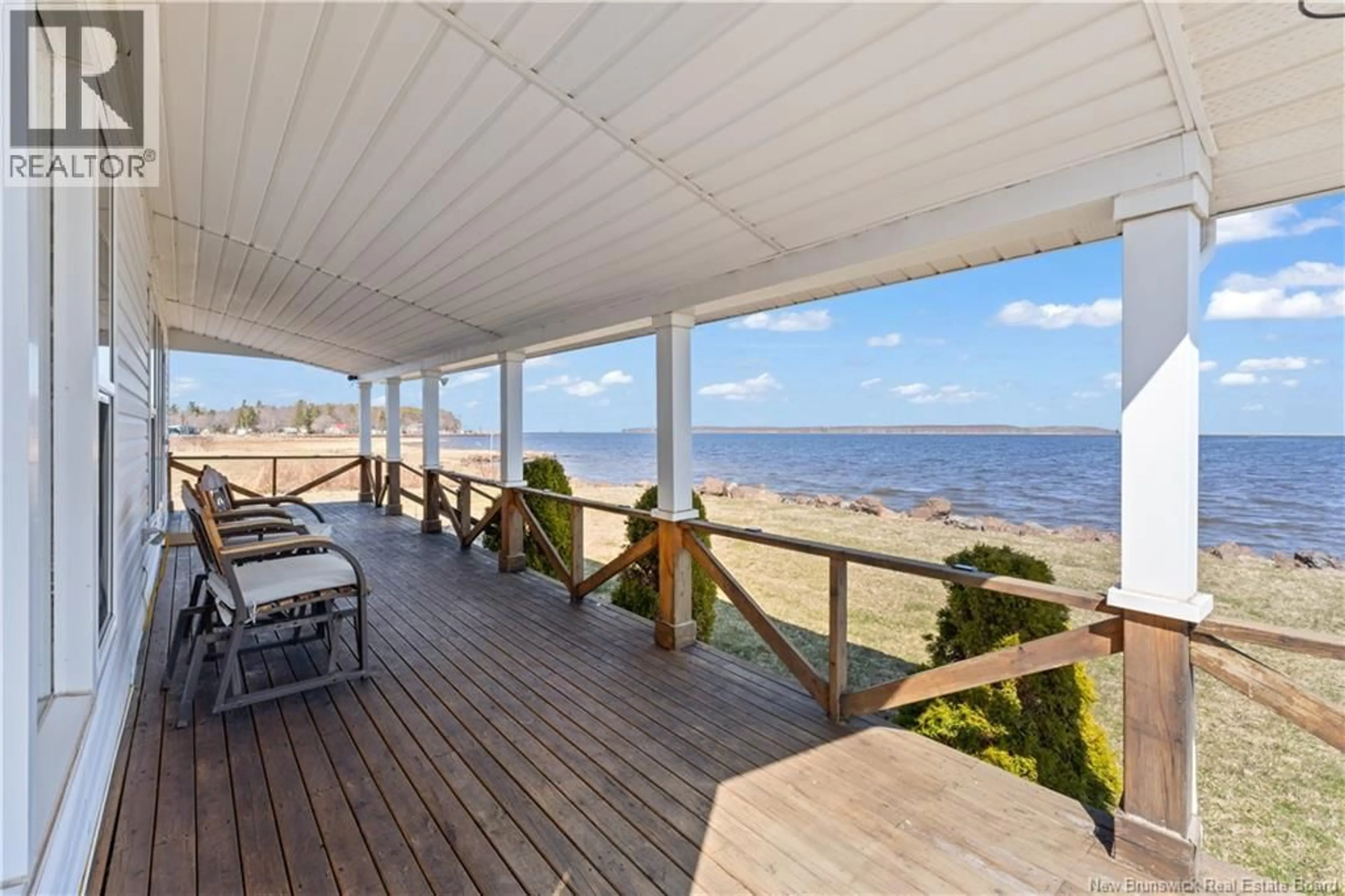 Patio, water/lake/river/ocean view for 64 DE LA MER, Cocagne New Brunswick E4R2M1