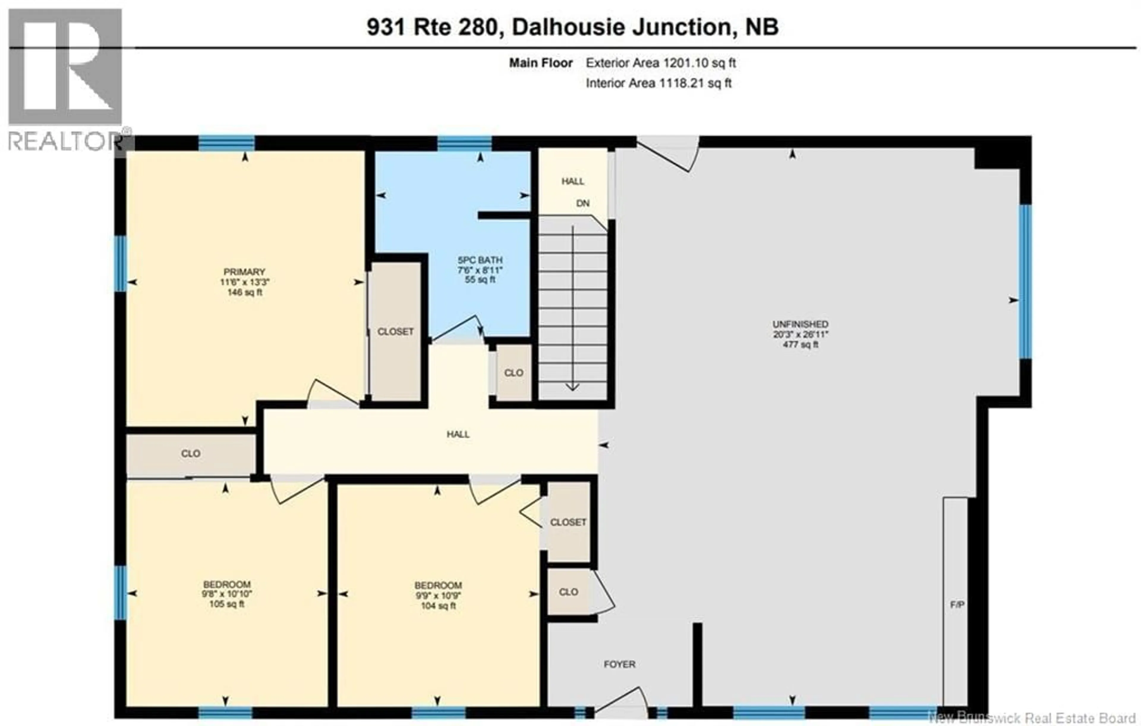 Floor plan for 931 ROUTE 280, Dundee New Brunswick E3N3H4