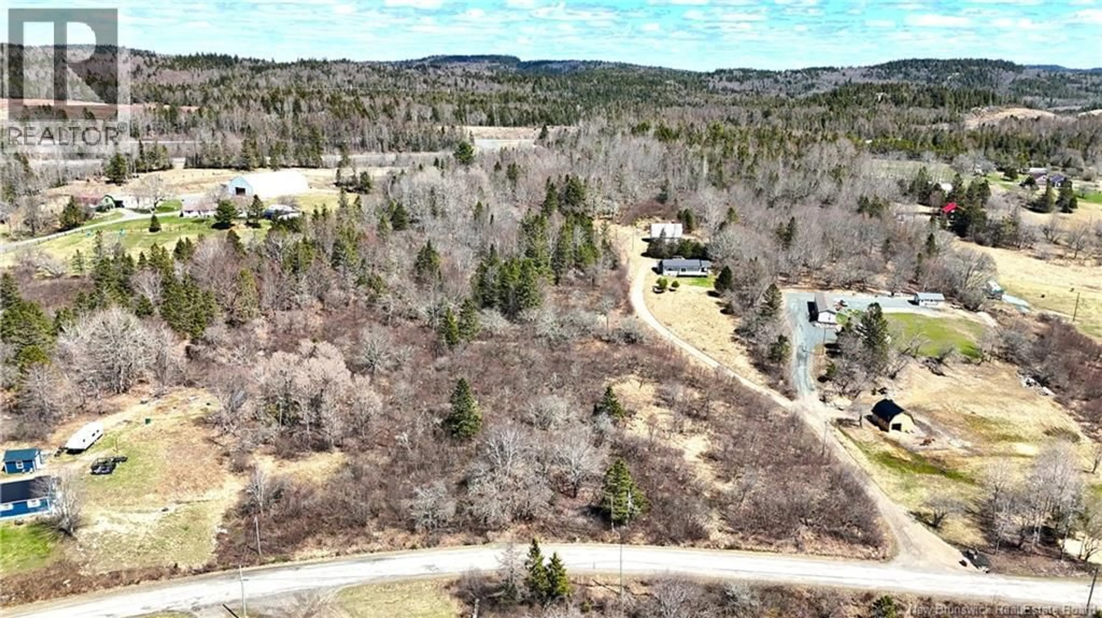 A pic from outside/outdoor area/front of a property/back of a property/a pic from drone, forest/trees view for 166 KERRS RIDGE ROAD, Bocabec New Brunswick E5B3L2