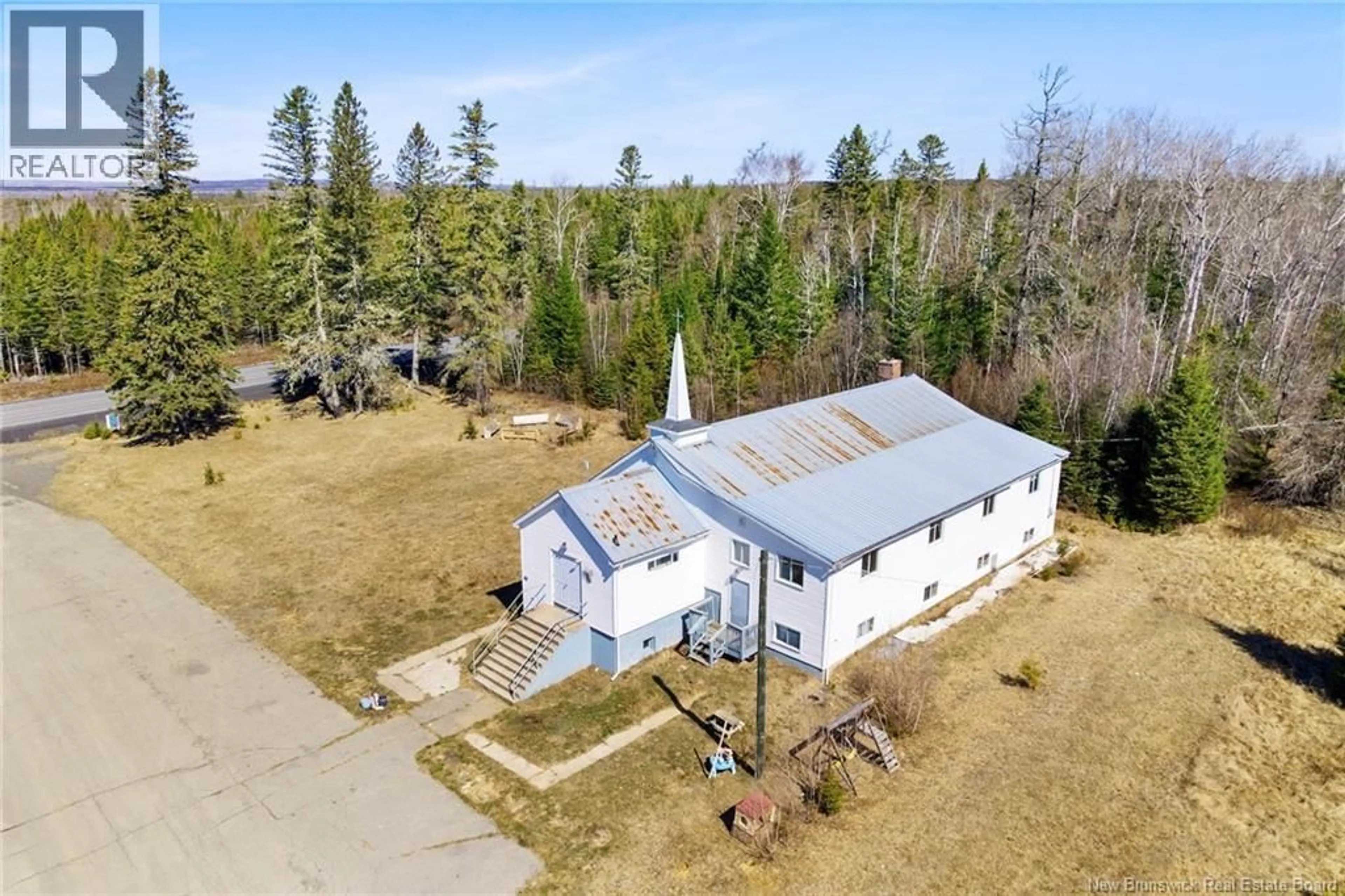 A pic from outside/outdoor area/front of a property/back of a property/a pic from drone, building for 5 ARBOR LANE, McGivney New Brunswick E6C1T9