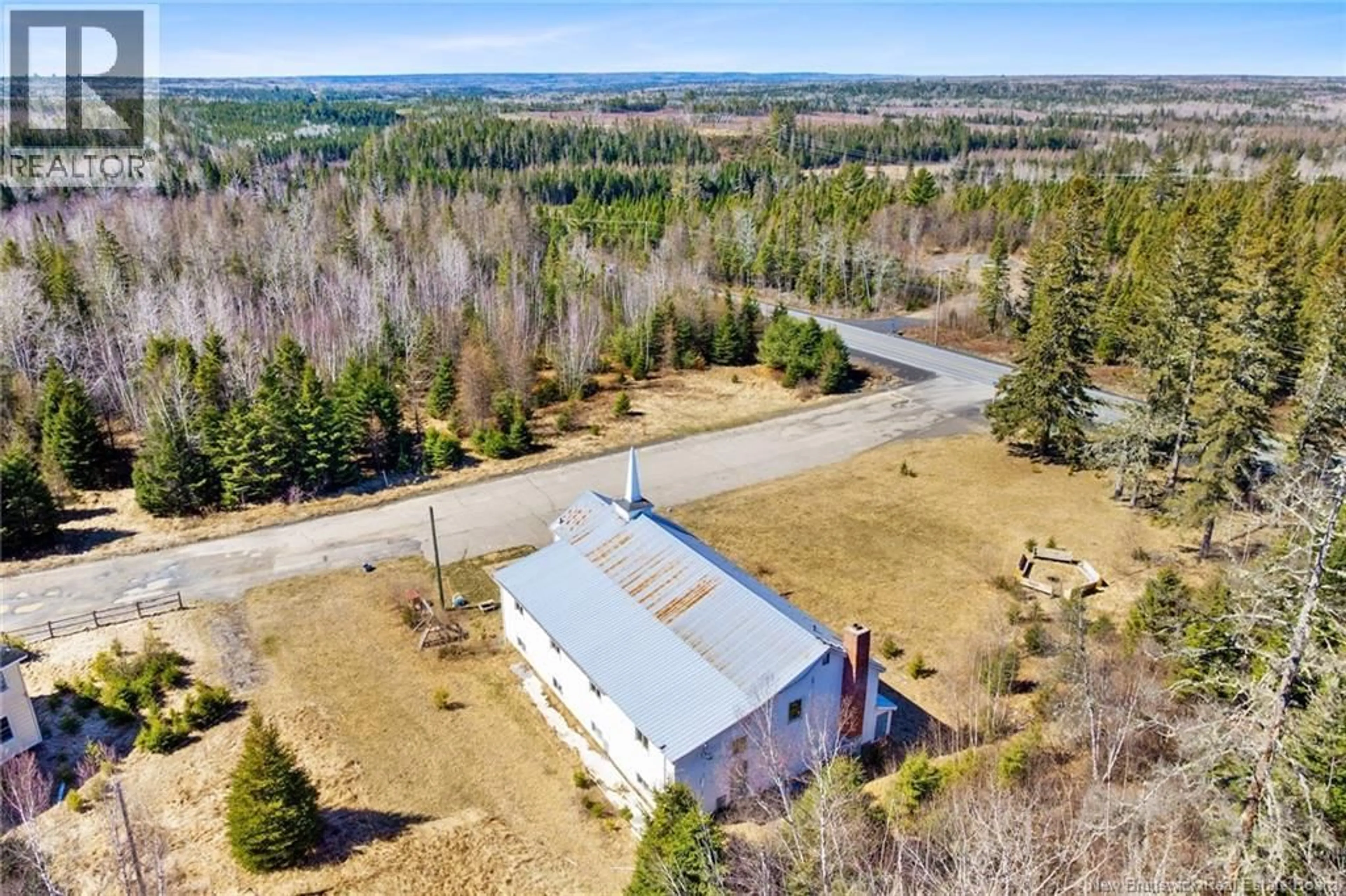A pic from outside/outdoor area/front of a property/back of a property/a pic from drone, unknown for 5 ARBOR LANE, McGivney New Brunswick E6C1T9