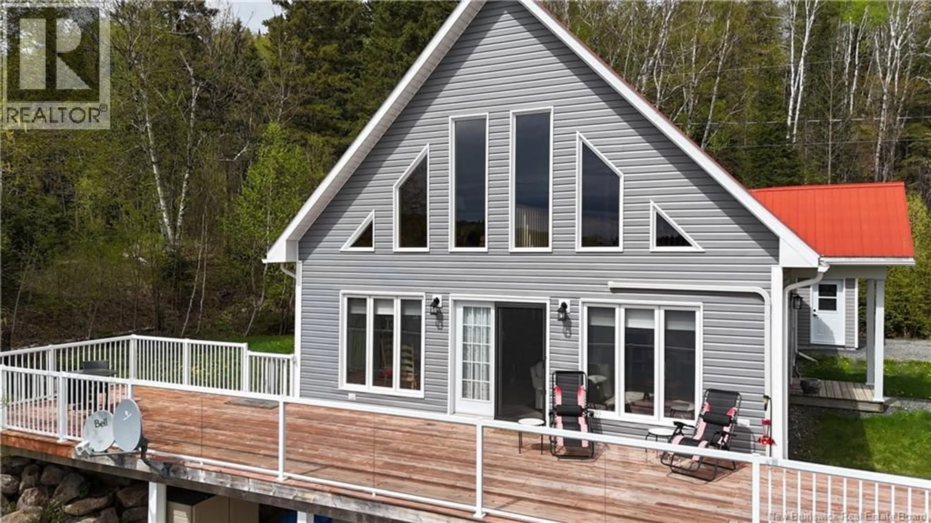 Home with vinyl exterior material, water/lake/river/ocean view for 61 O'NEILL ROAD, Gladwyn New Brunswick E7H3H8