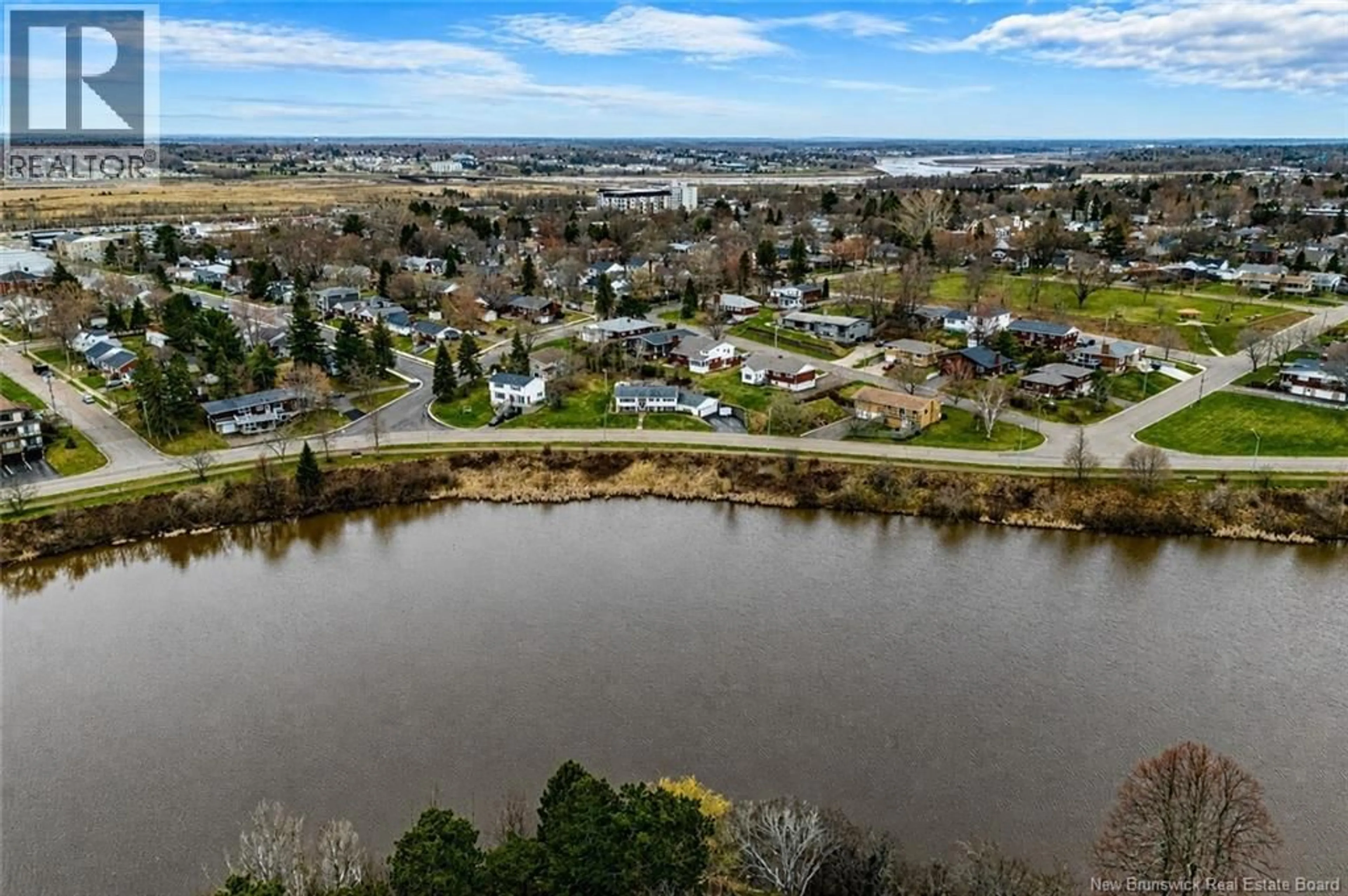 A pic from outside/outdoor area/front of a property/back of a property/a pic from drone, water/lake/river/ocean view for 216 WESTMOUNT BOULEVARD, Moncton New Brunswick E1E1V4