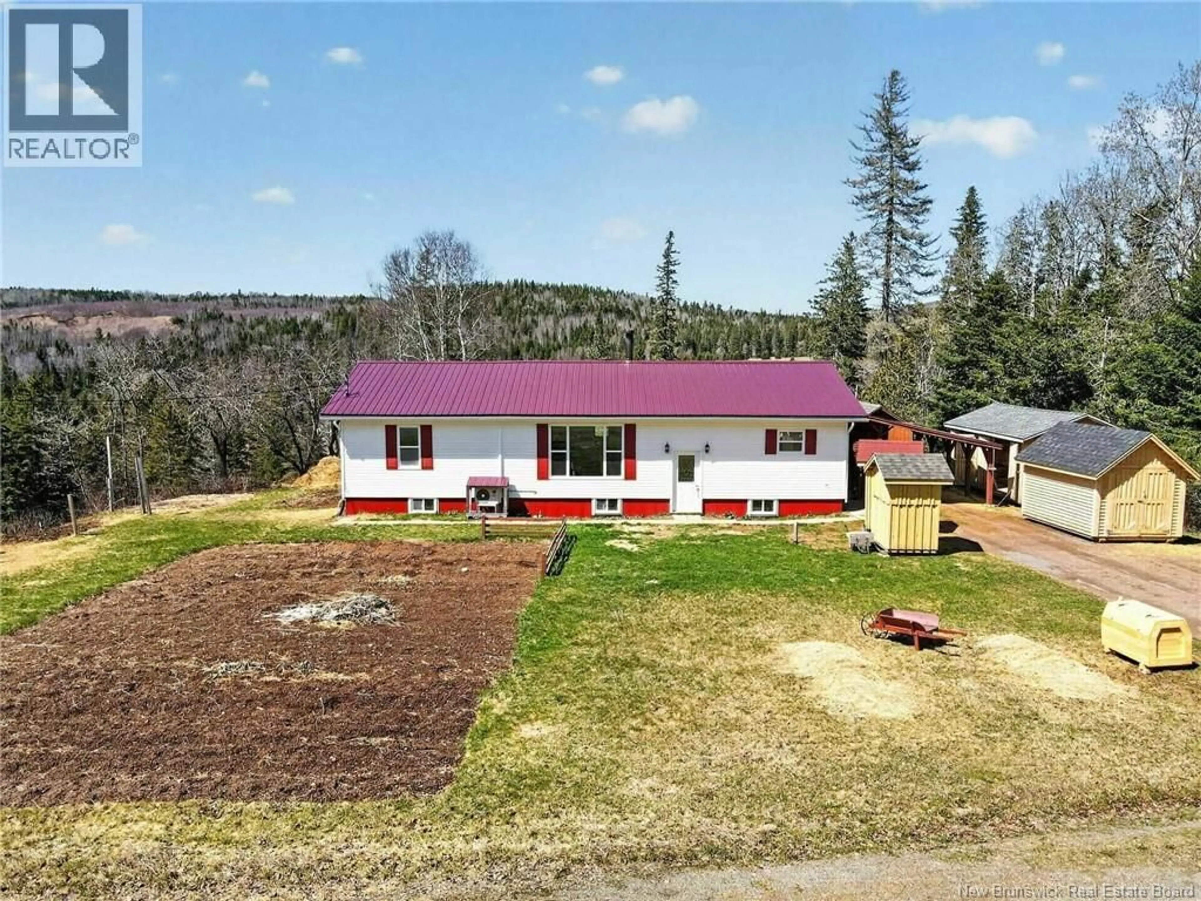 A pic from outside/outdoor area/front of a property/back of a property/a pic from drone, unknown for 5591 NB 111, Hammondvale New Brunswick E4E3T4