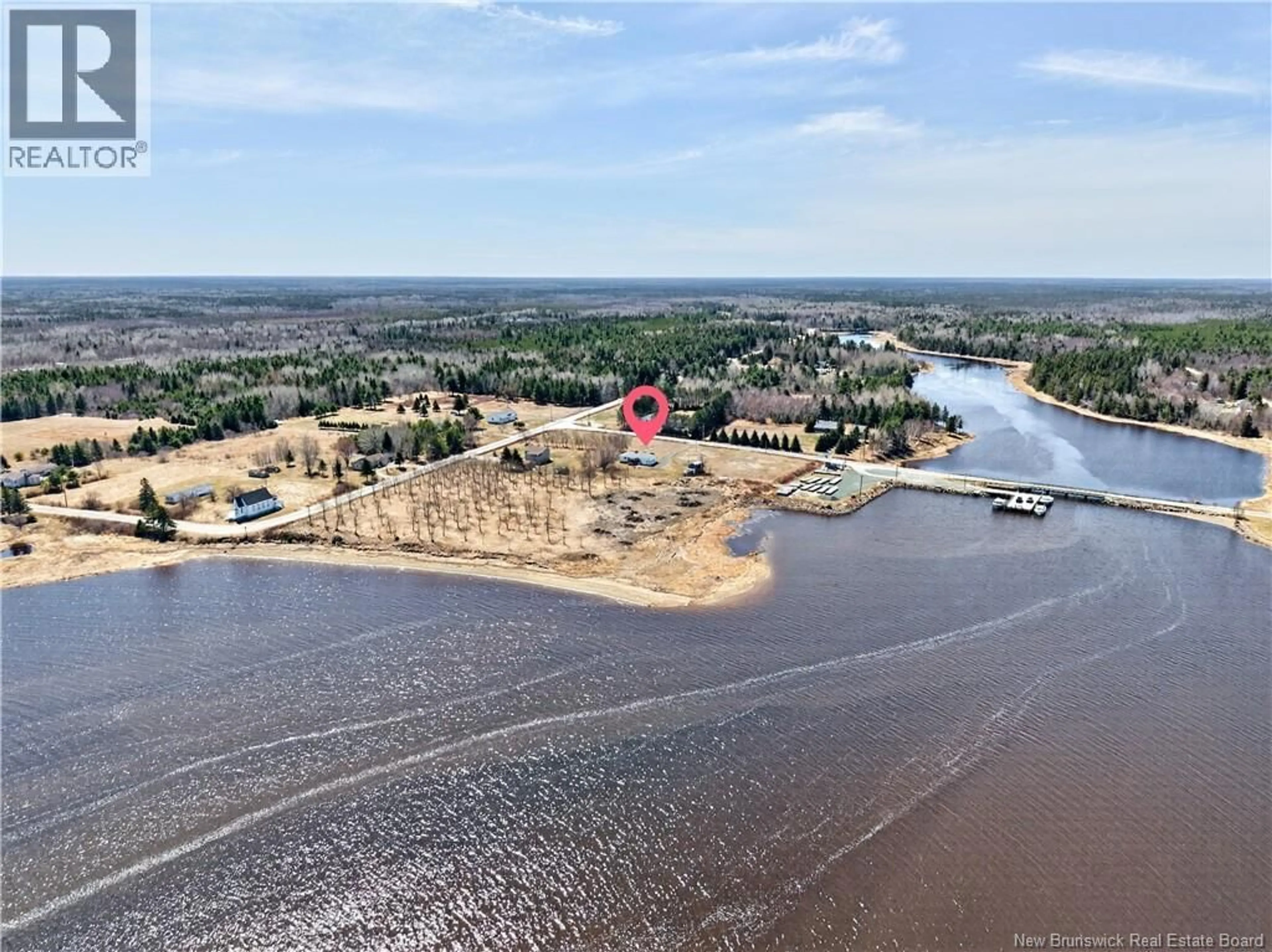 A pic from outside/outdoor area/front of a property/back of a property/a pic from drone, water/lake/river/ocean view for 224 HARDWICKE ROAD, Hardwicke New Brunswick E9A1L2