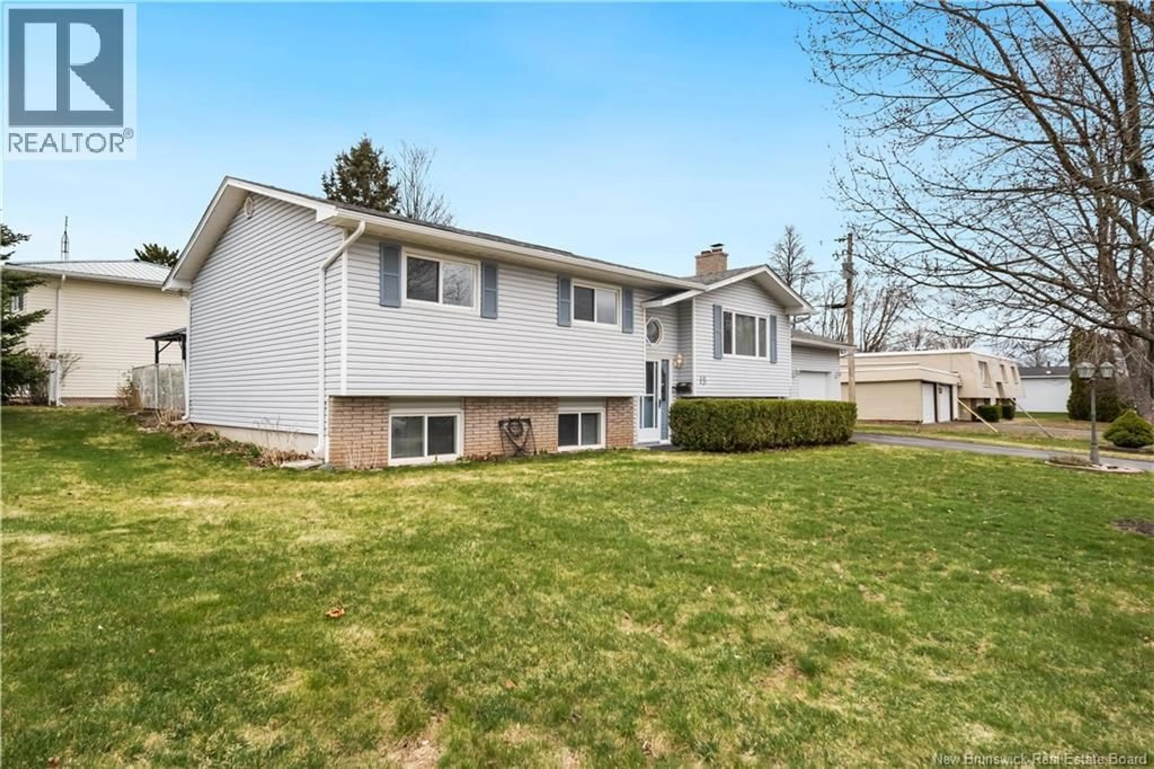 Home with vinyl exterior material, street for 13 TRIDER, Riverview New Brunswick E1B3R7