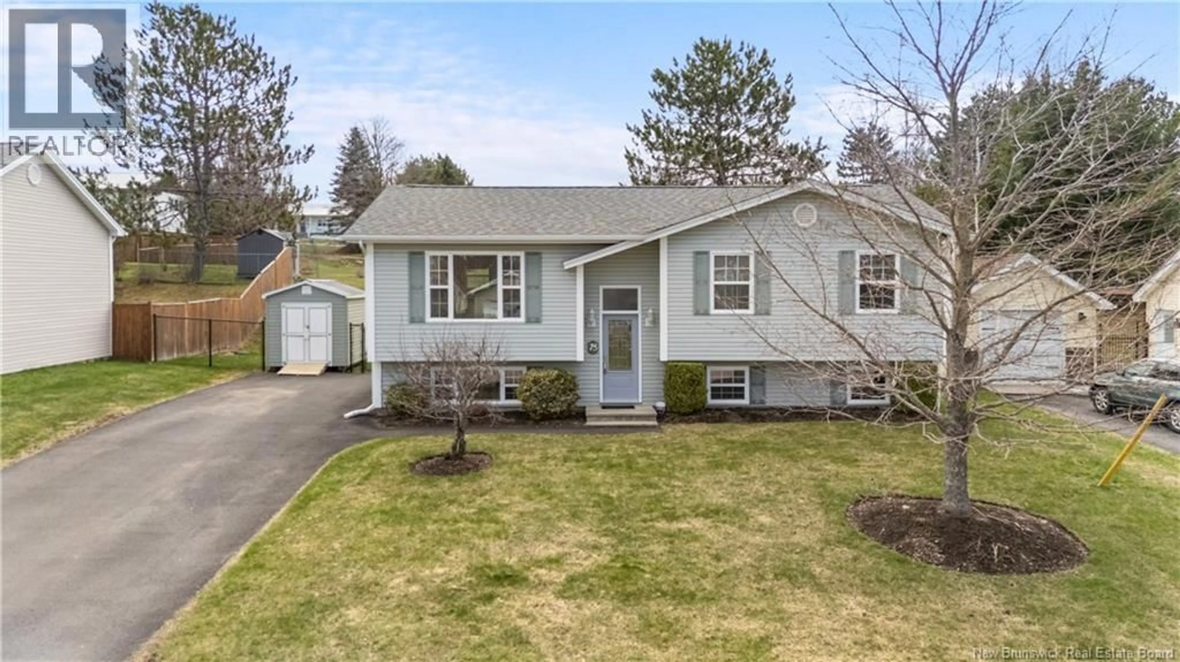 Home with vinyl exterior material, street for 75 ANIK, Dieppe New Brunswick E1A7S1