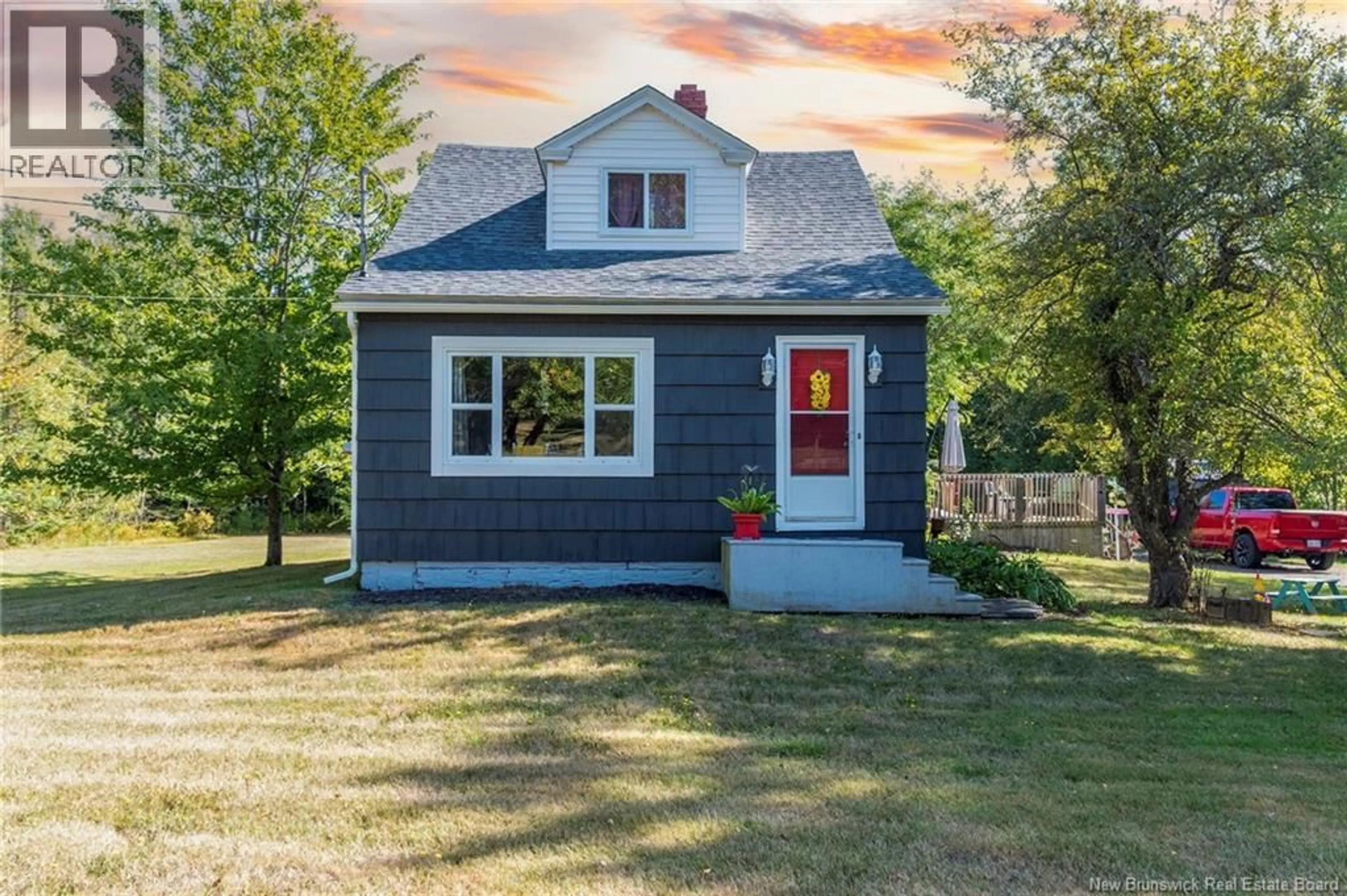 Home with vinyl exterior material, street for 1519 ROUTE 114, Fundy New Brunswick E1J1G9