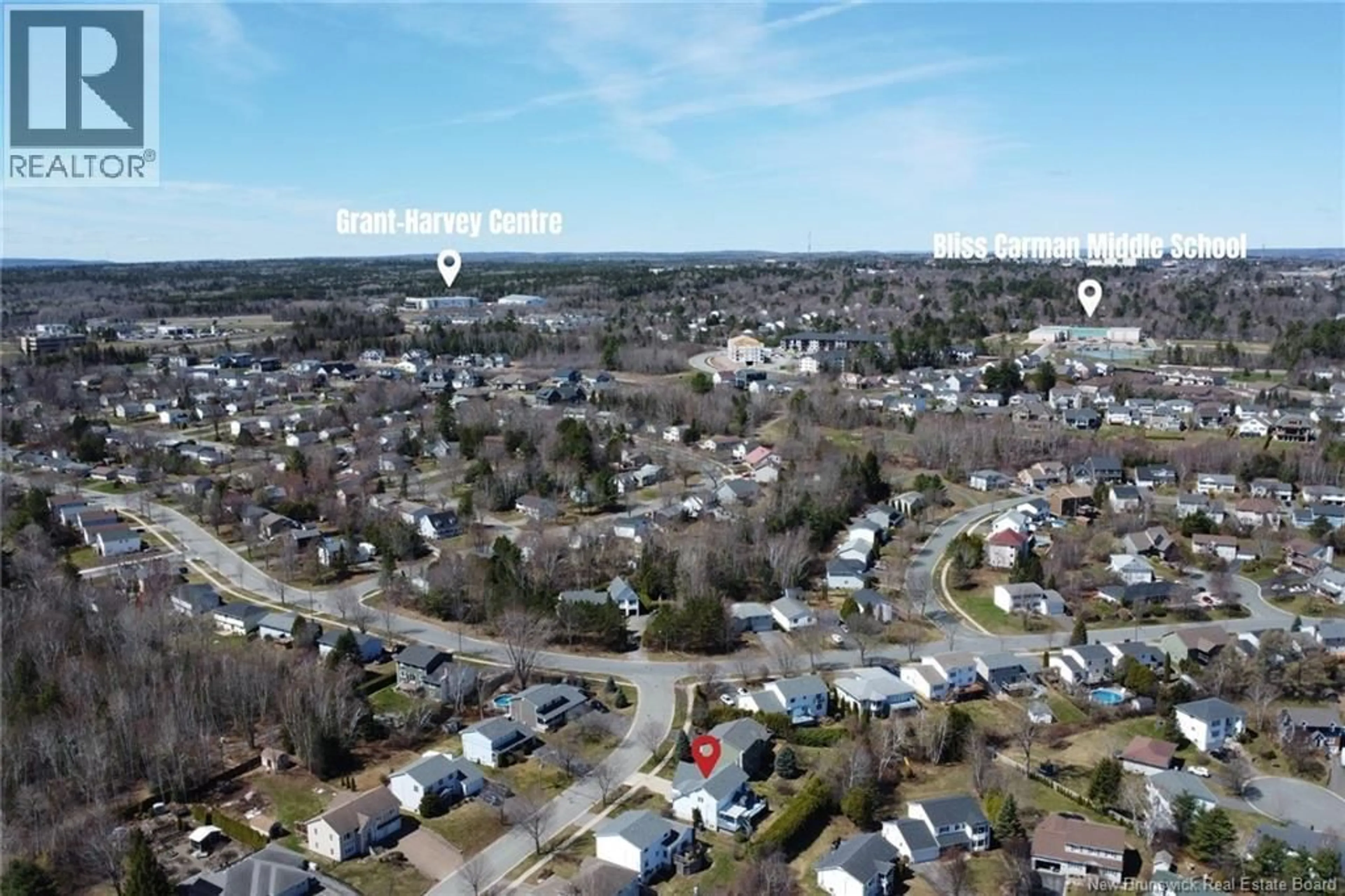 A pic from outside/outdoor area/front of a property/back of a property/a pic from drone, street for 218 HEARNE STREET, Fredericton New Brunswick E3B6M7