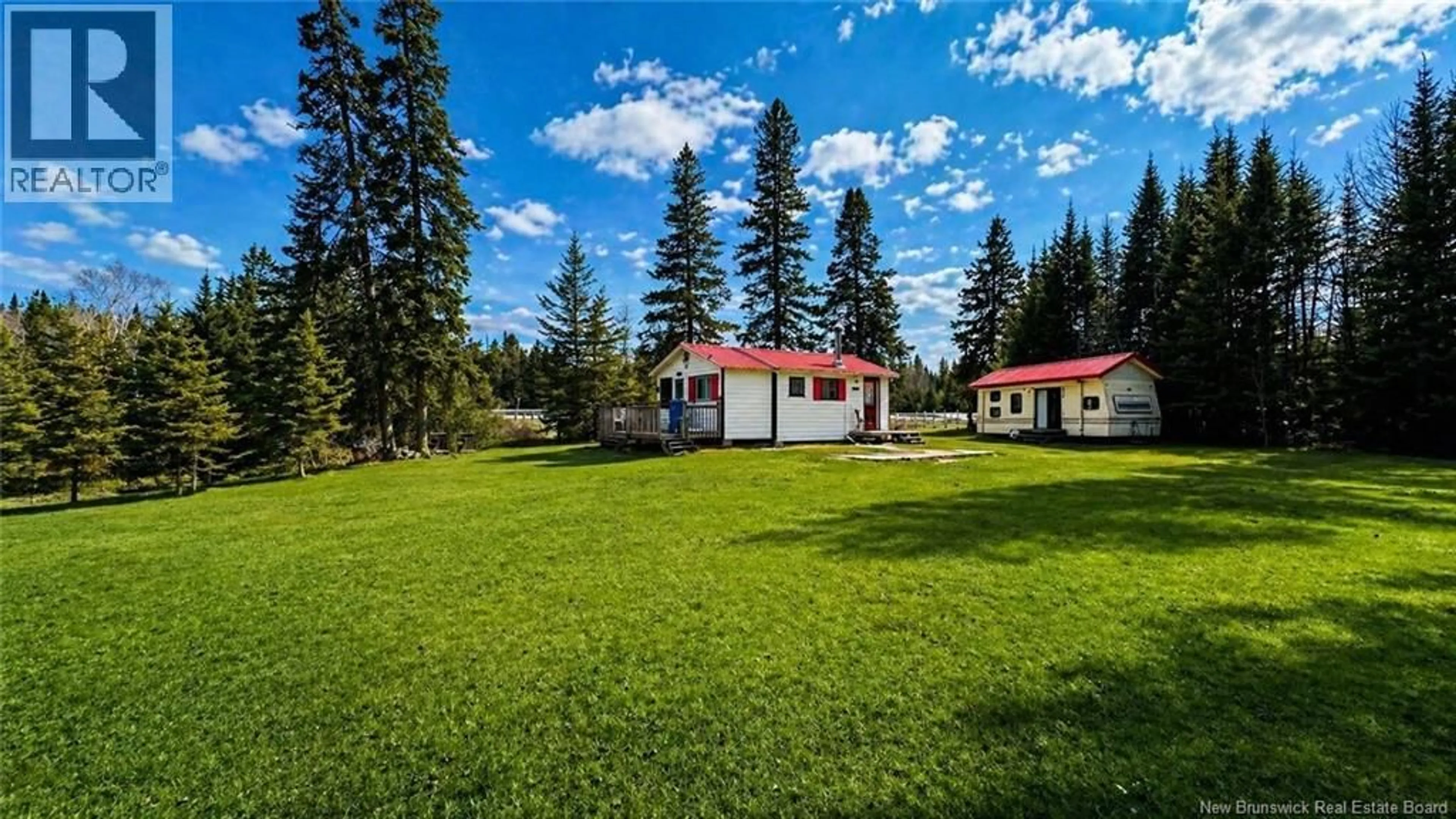 A pic from outside/outdoor area/front of a property/back of a property/a pic from drone, unknown for 2 NORTH RIDGE ROAD, Juniper New Brunswick E7L1K4