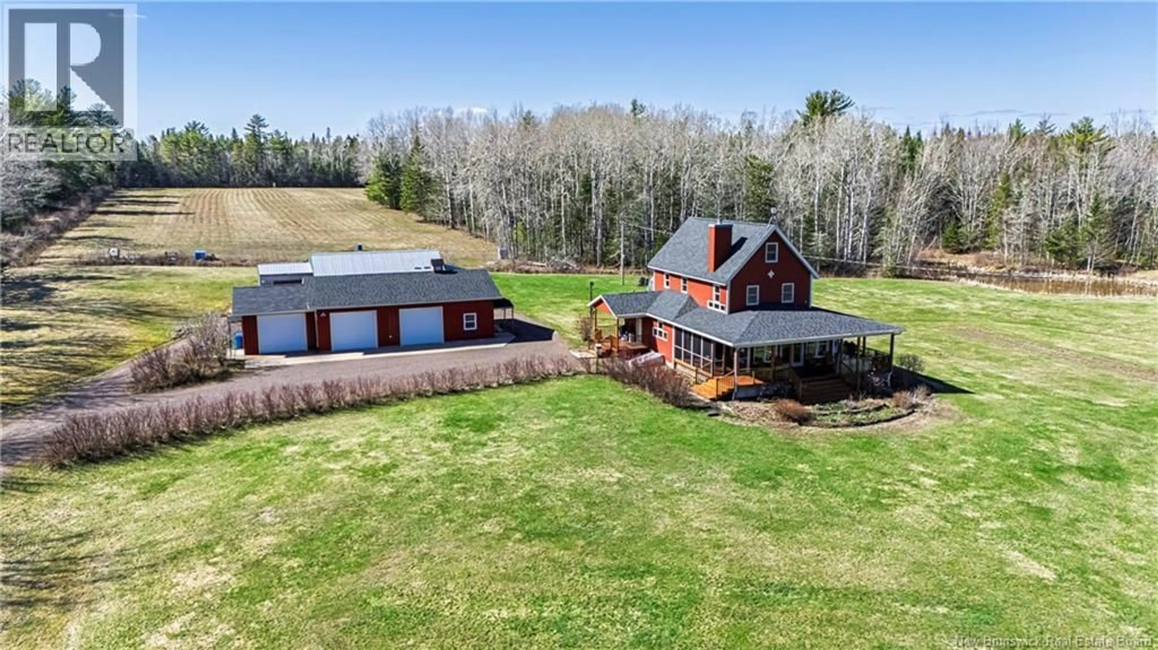 A pic from outside/outdoor area/front of a property/back of a property/a pic from drone, unknown for 3506 LOWER CAMBRIDGE ROAD, Cambridge-Narrows New Brunswick E4C1S6