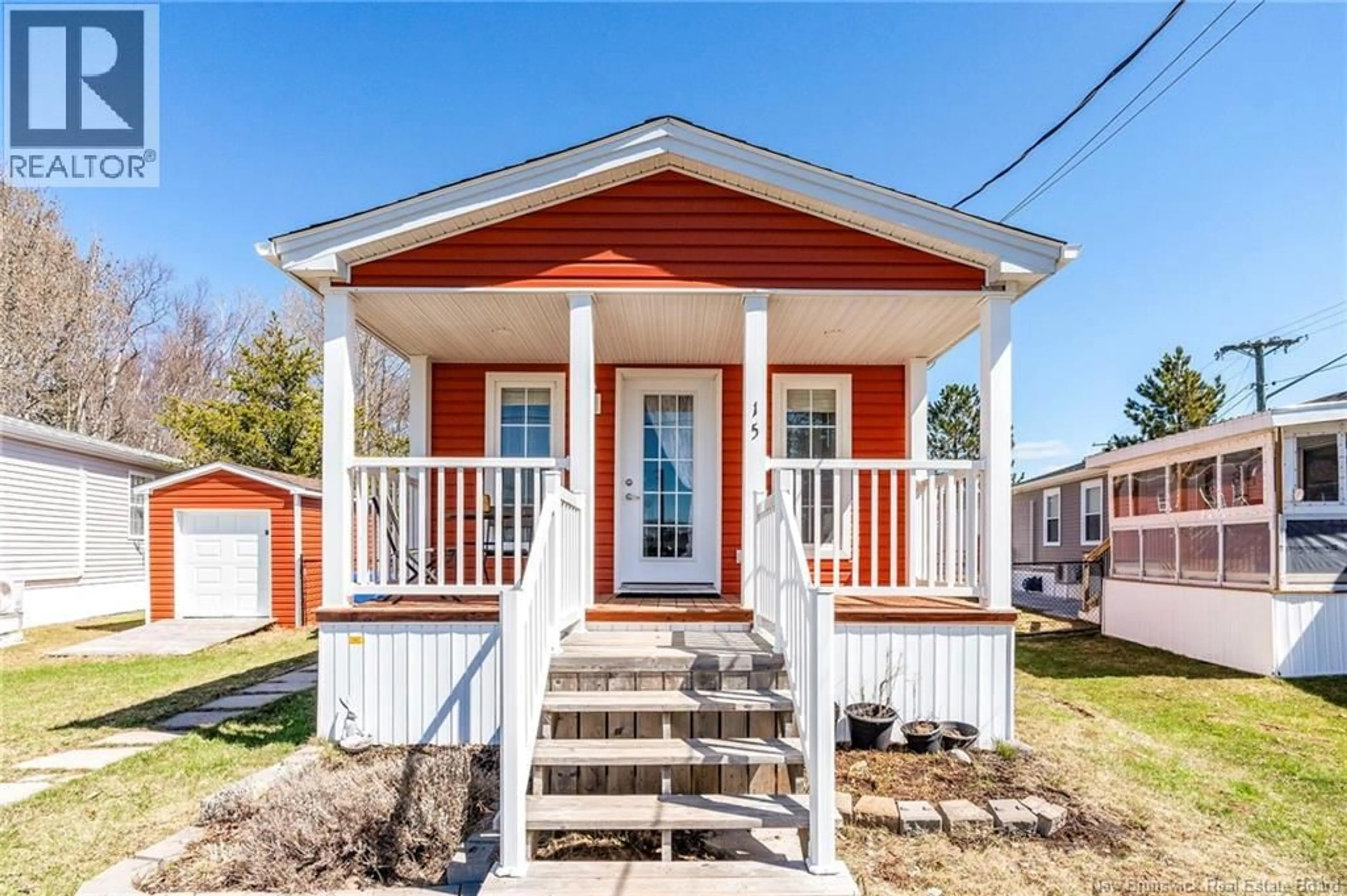 Home with vinyl exterior material, street for 15 TELEX, Dieppe New Brunswick E1A7X6